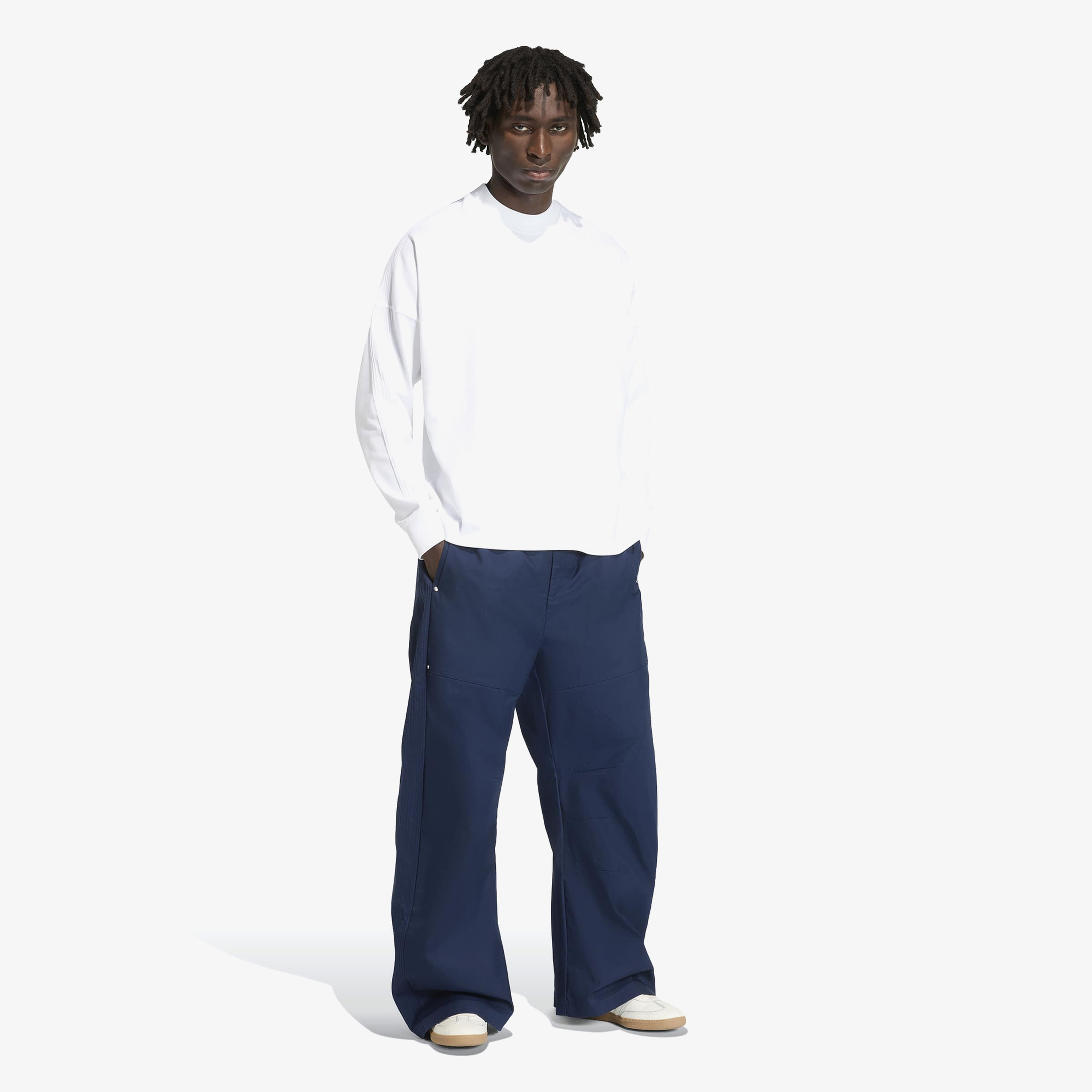 adidas P Essential Erkek Mavi Eşofman Altı