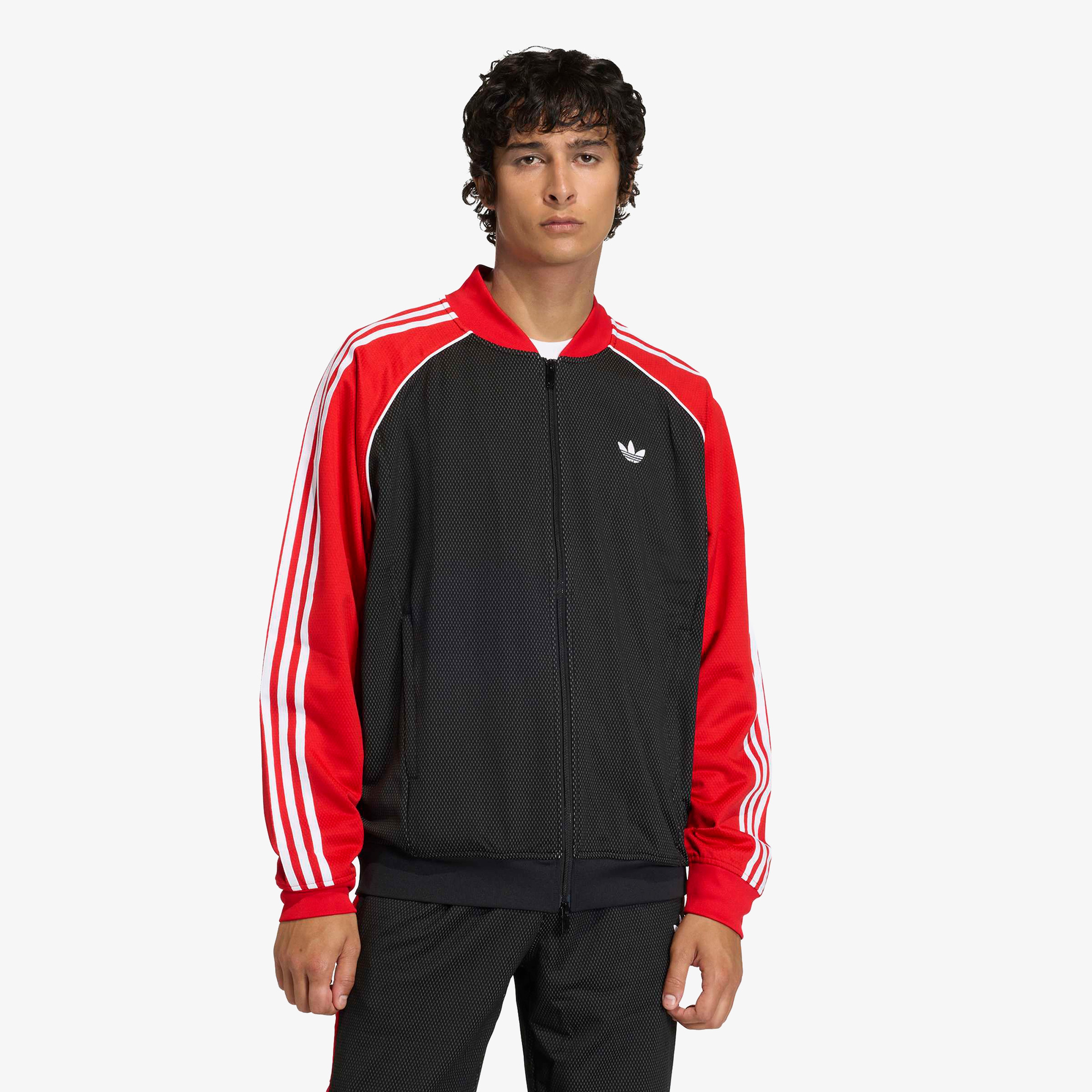 adidas Loose Mesh Erkek Siyah Ceket