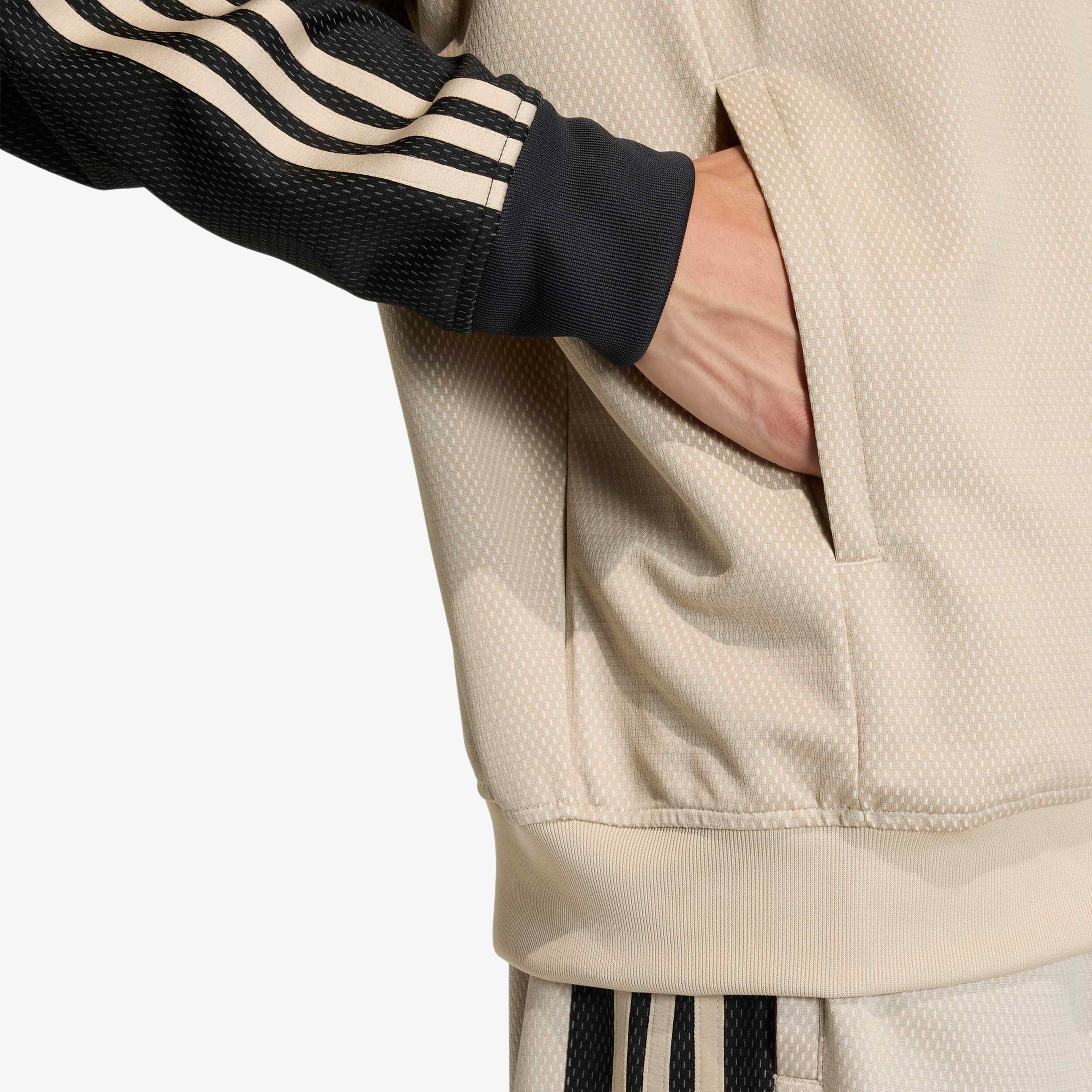 adidas Loose Mesh Erkek Bej Ceket