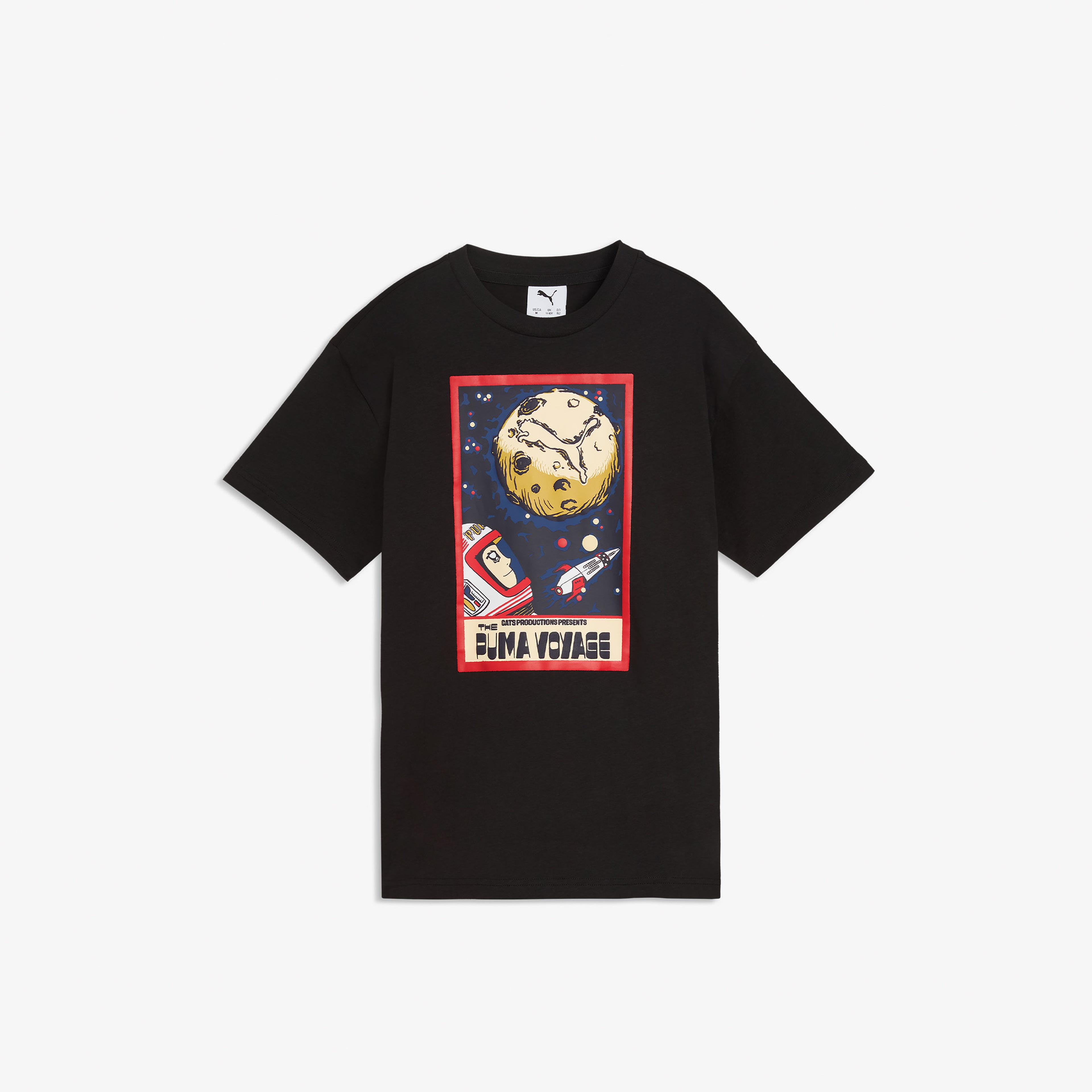 Puma Graphic Çocuk Siyah T-Shirt