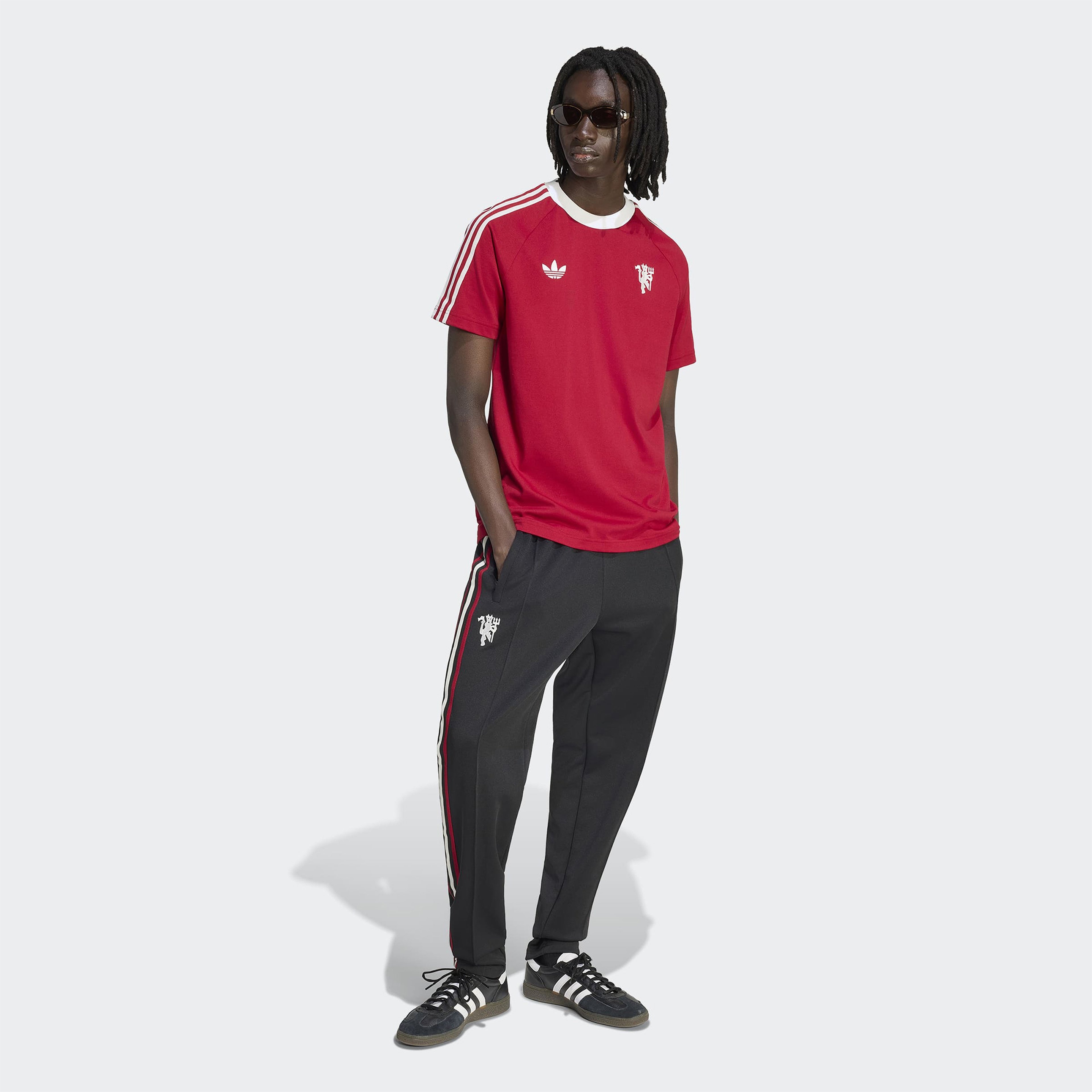 adidas Manchester United FC Erkek Bordo T-Shirt