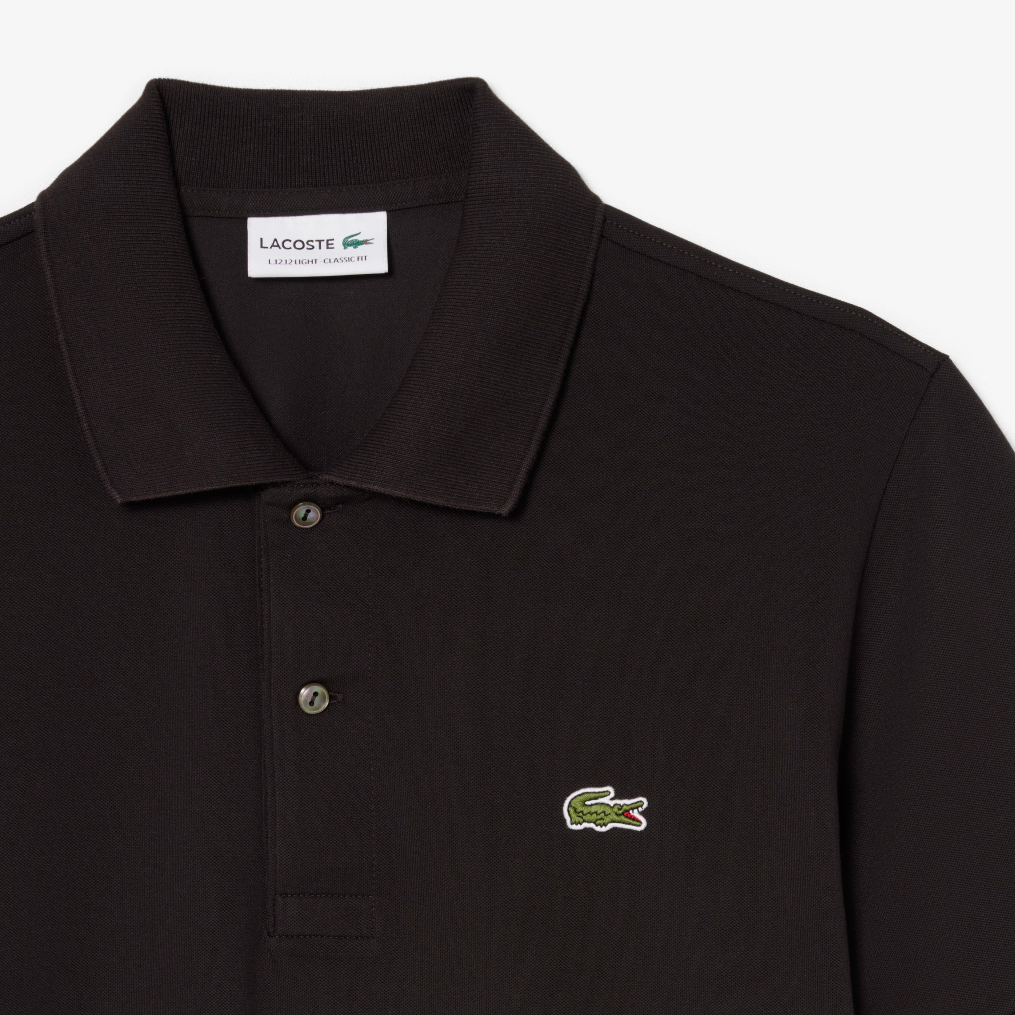 L.12.12 Light Erkek Classic Fit Koyu Kahverengi Polo