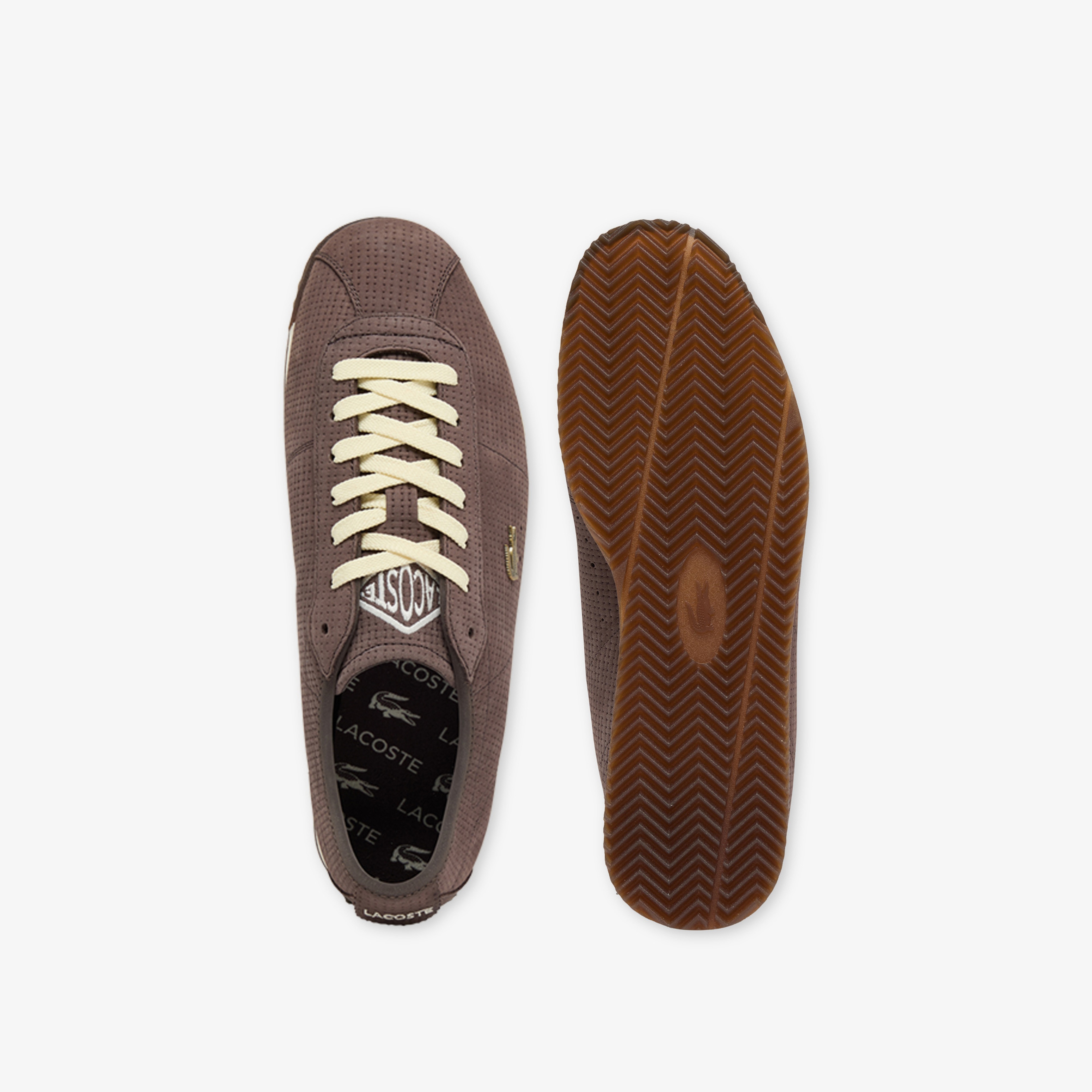 Lacoste Club-Low Erkek Kahverengi Spor Ayakkabı