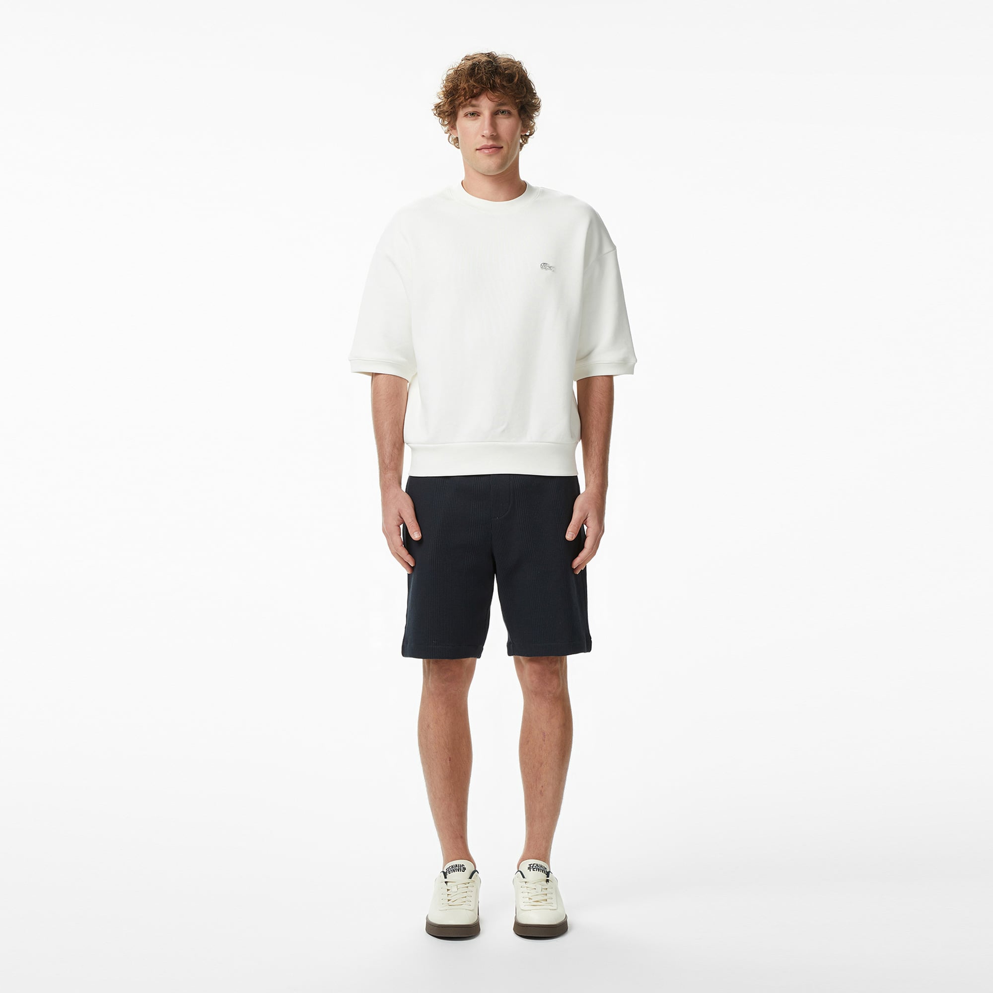 Lacoste Relaxed Fit Erkek Gri Şort