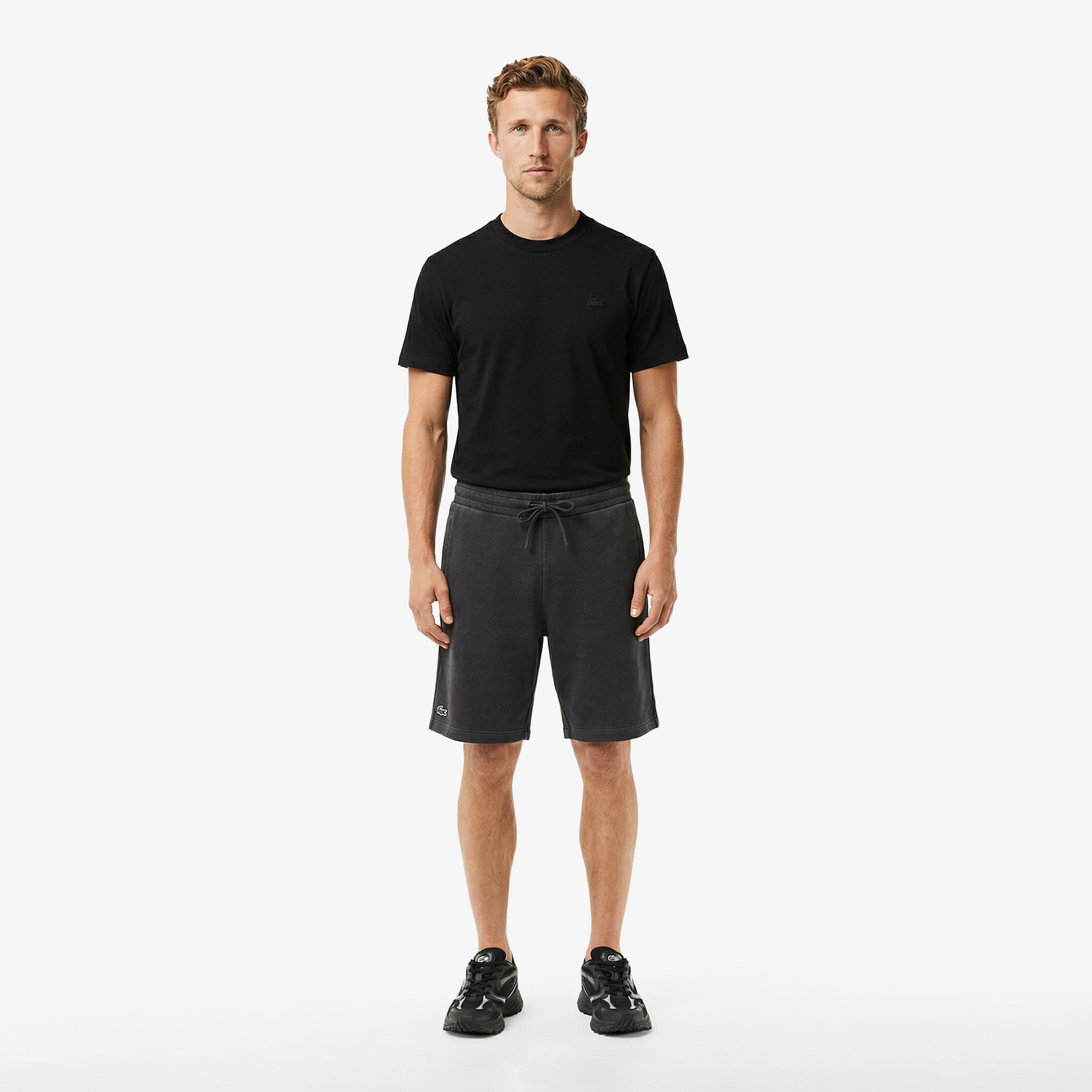 Lacoste Loose Fit Erkek Gri Şort