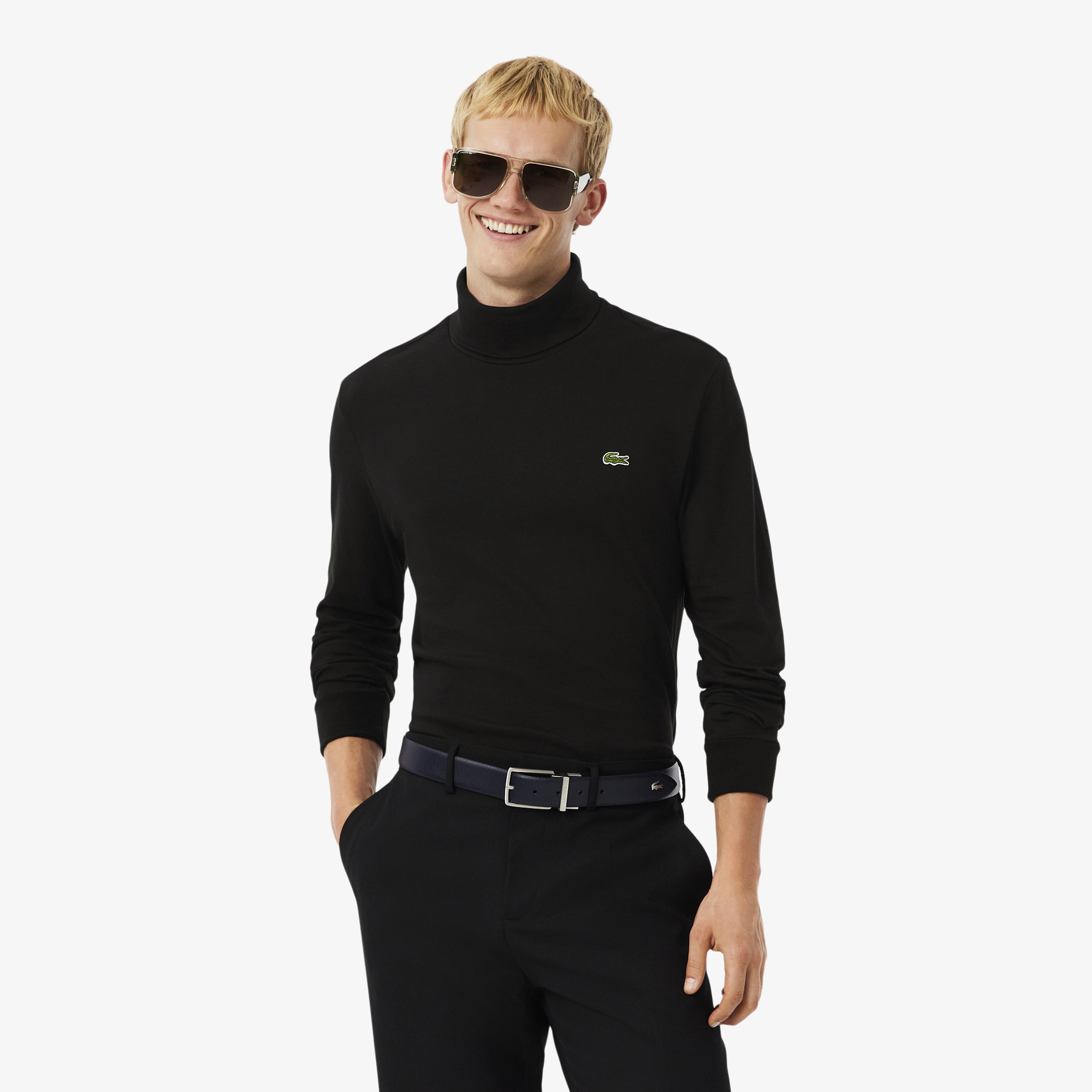 Long Sleeved Roll Neck T-shirt
