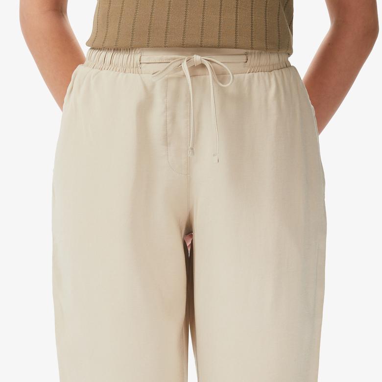 Nautica Kadın Bej Regular Fit Pantolon