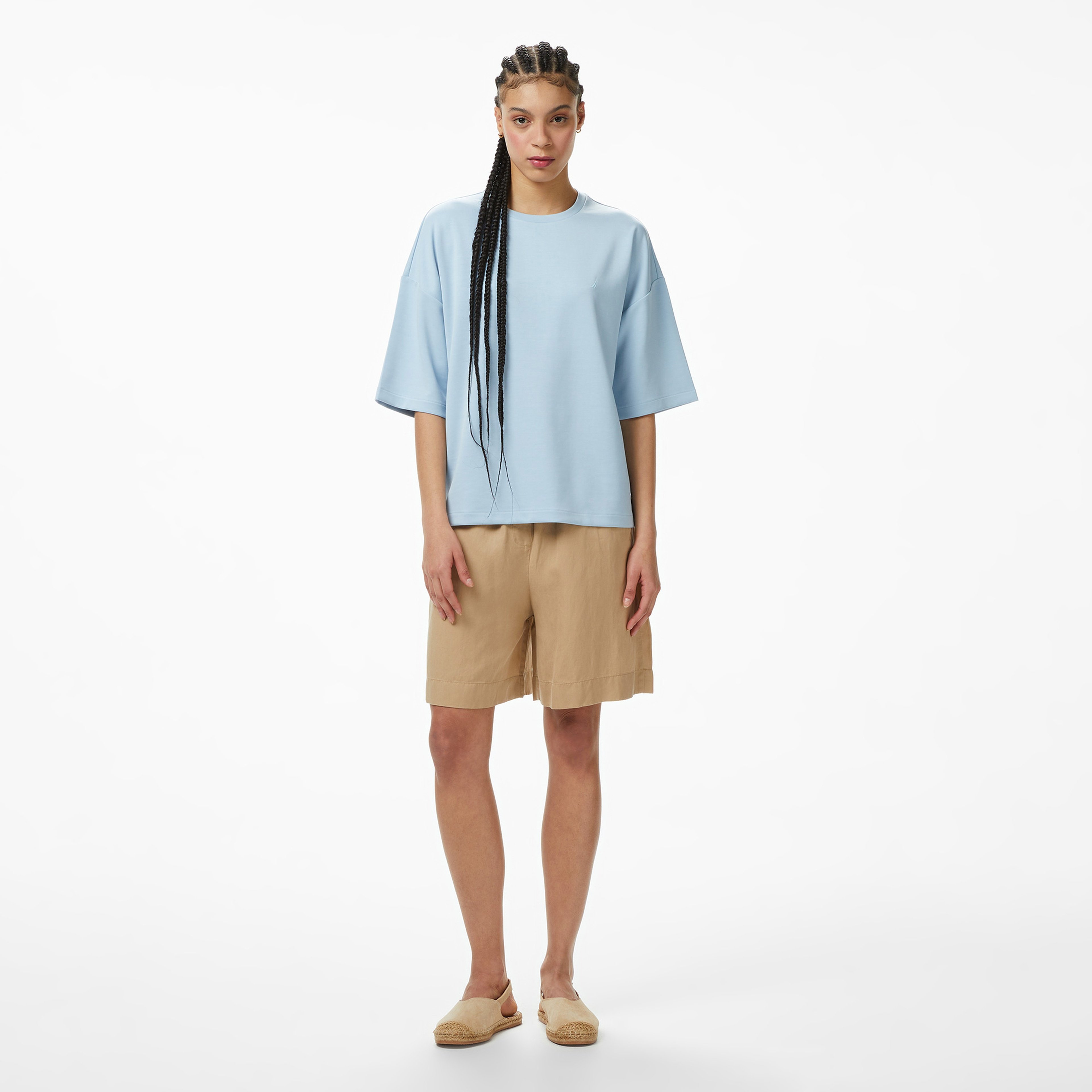 Nautica Kadın Mavi Slim Fit T-Shirt