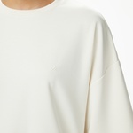 Nautica Kadın Krem Slim Fit T-Shirt