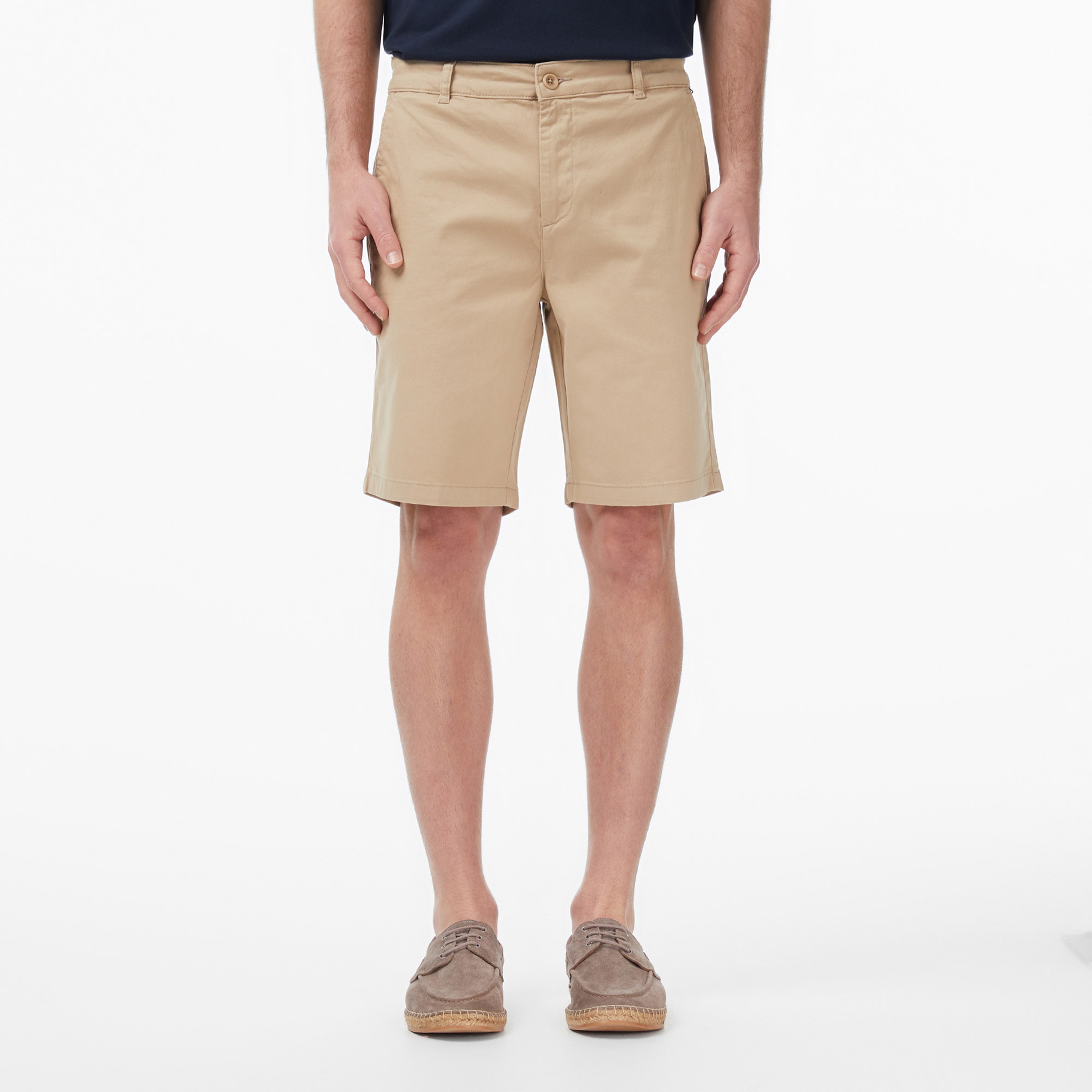 Nautica Erkek Bej Regular Fit Chino Şort