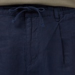 Nautica Erkek Lacivert Regular Fit Keten Şort