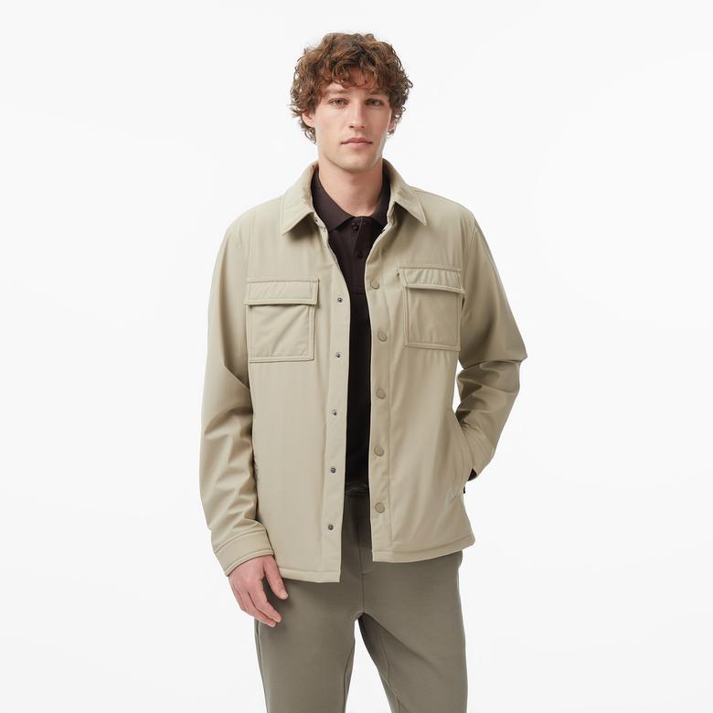 Nautica Erkek Bej Regular Fit Su Geçirmez Ceket