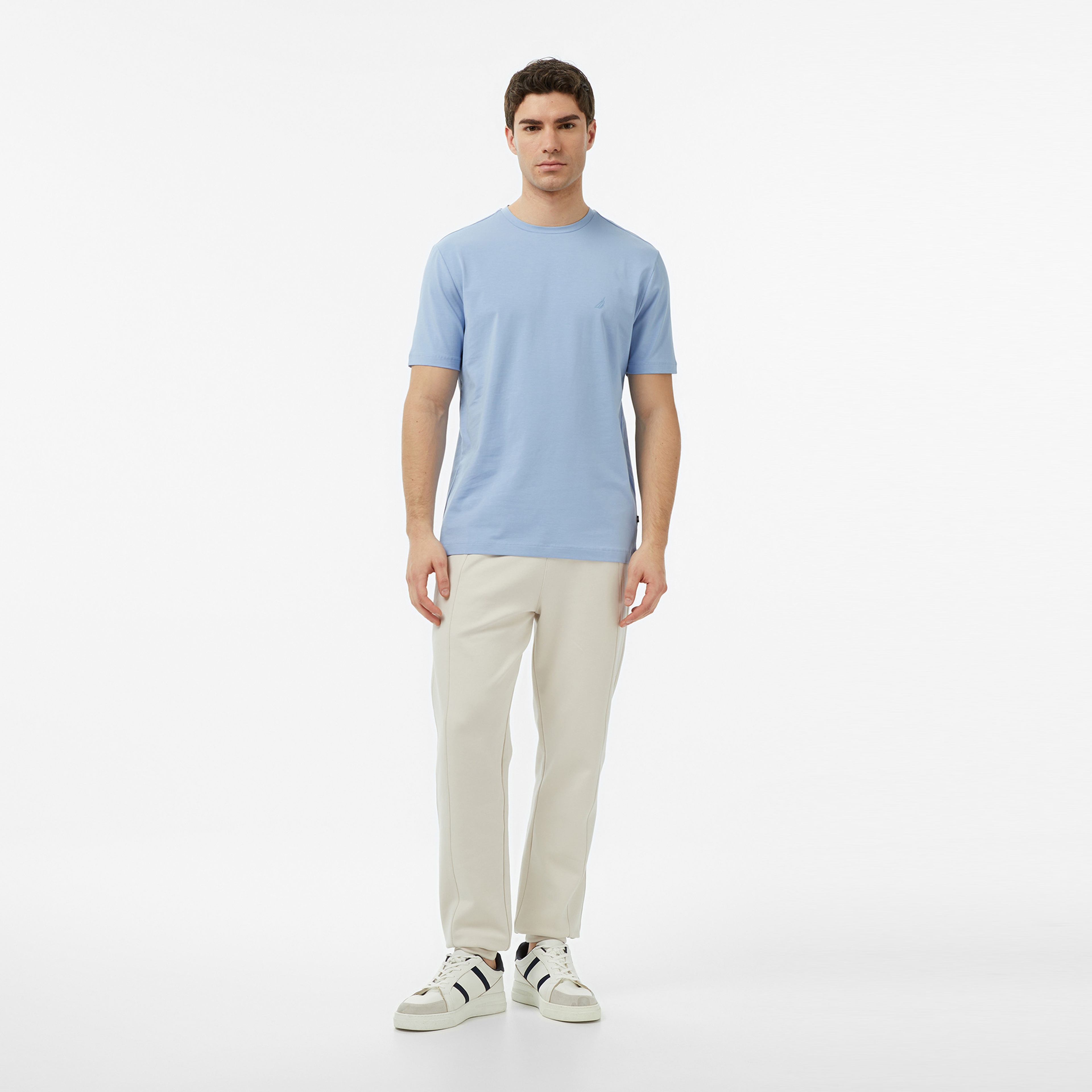 Nautica Erkek Mavi Regular Fit T-Shirt