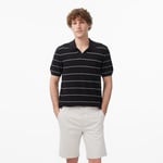 Nautica Erkek Siyah Regular Fit Kısa Kollu Çizgili Triko