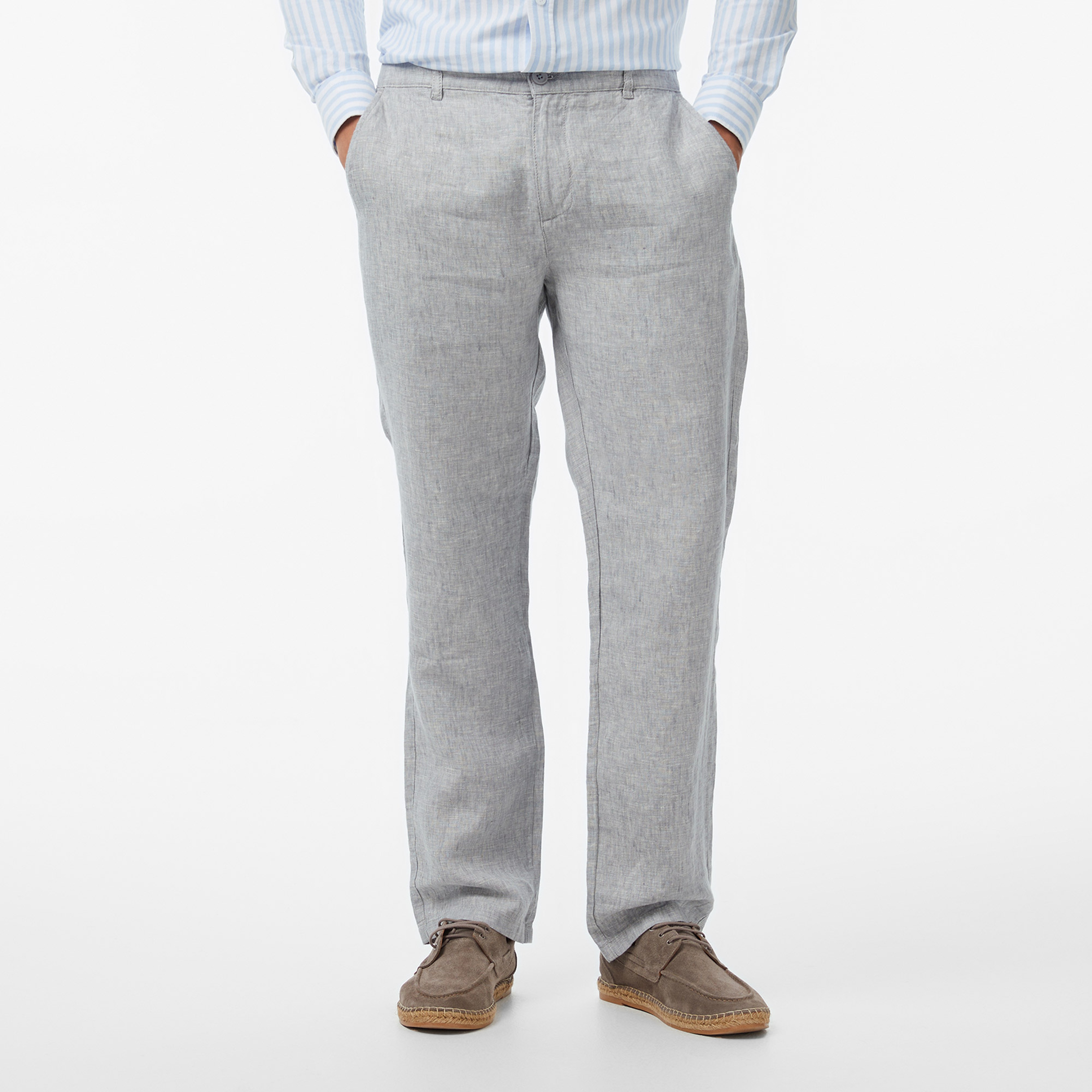 Nautica Erkek Gri Regular Fit Pantolon