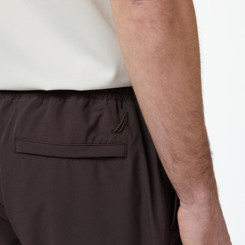 Nautica Erkek Kahverengi Slim Fit Teknik Pantolon