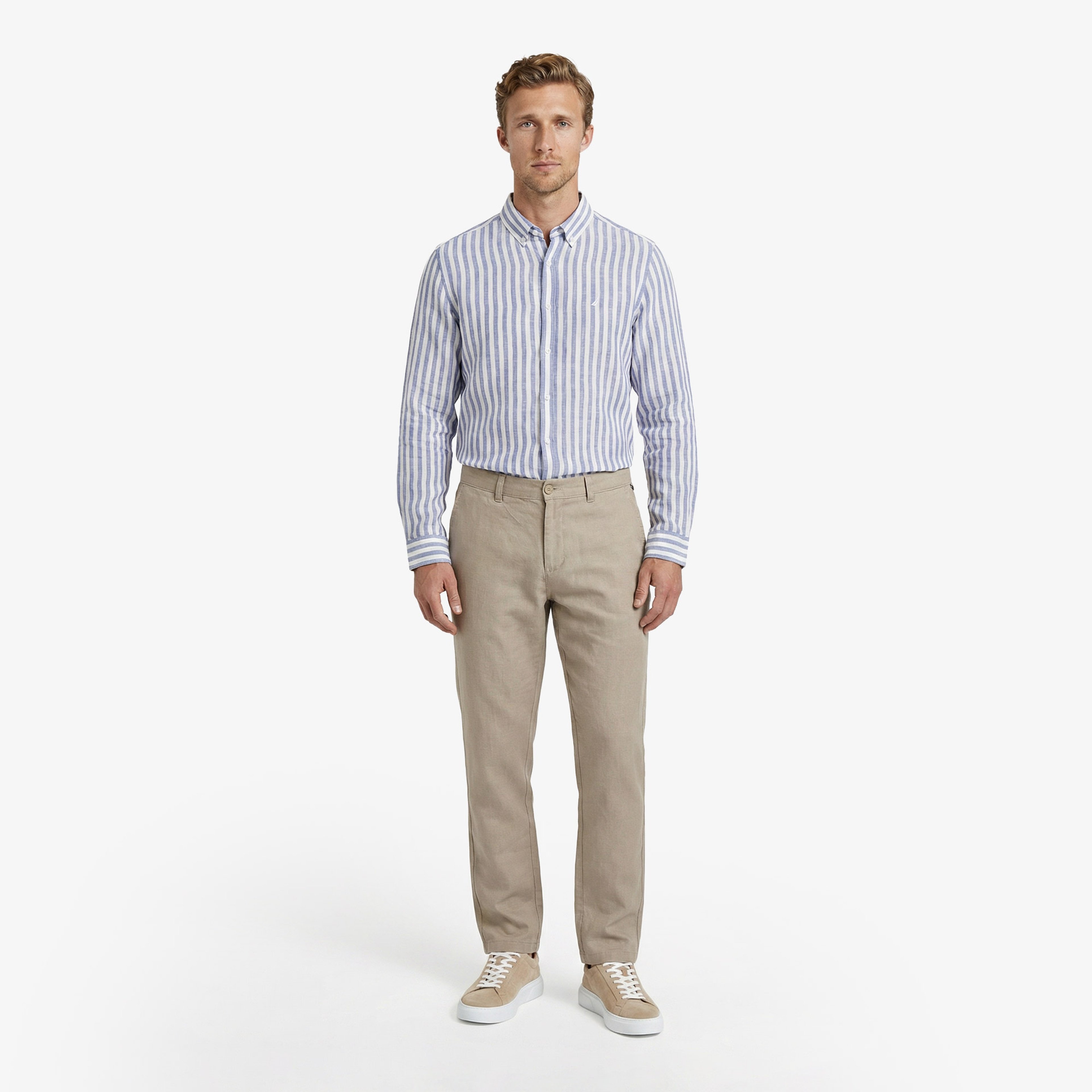 Nautica Erkek Kahverengi Regular Fit Pantolon