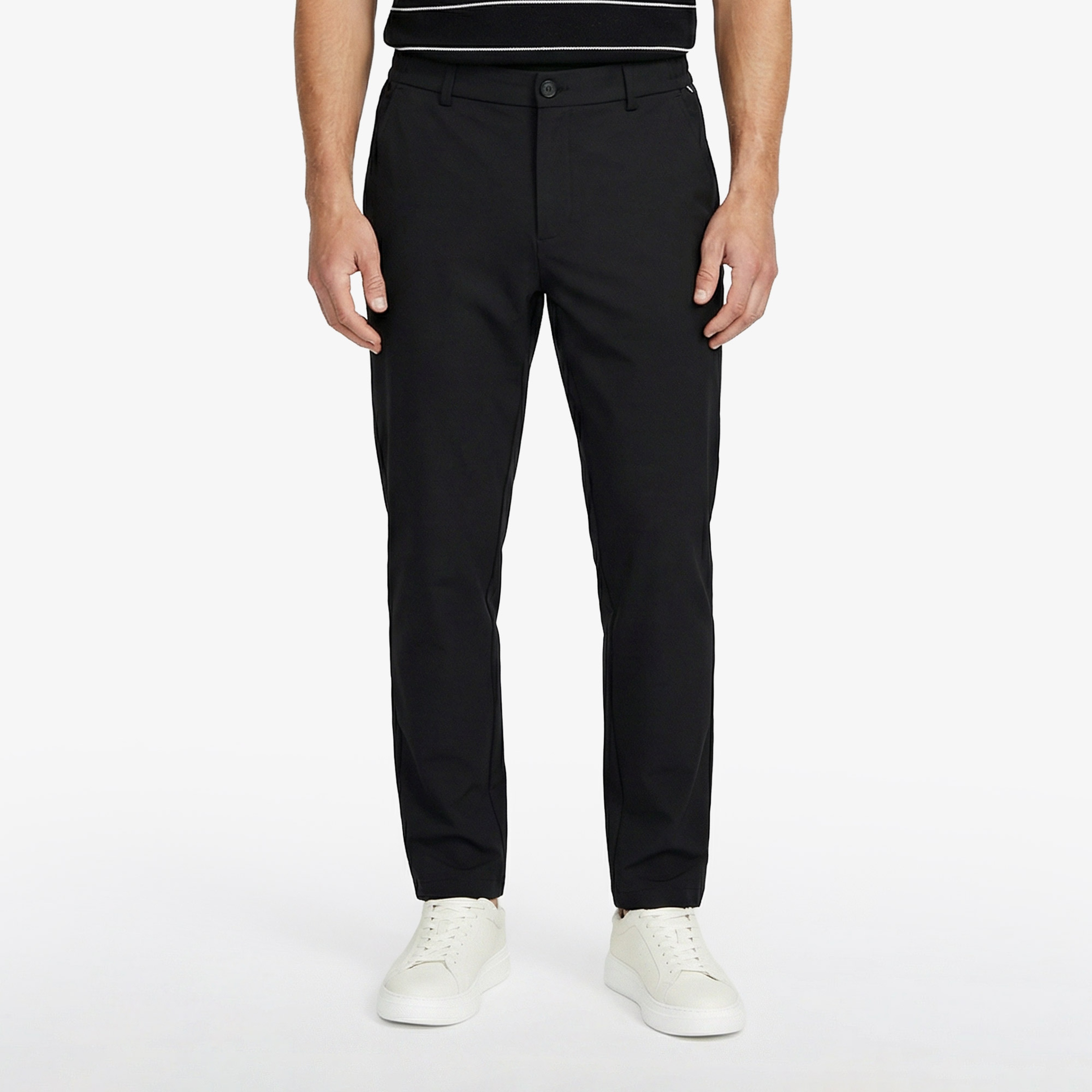 Nautica Erkek Siyah Slim Fit Su İtici Pantolon