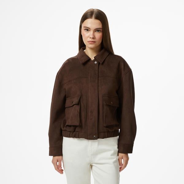 Nautica Kadın Kahverengi Regular Fit Ceket
