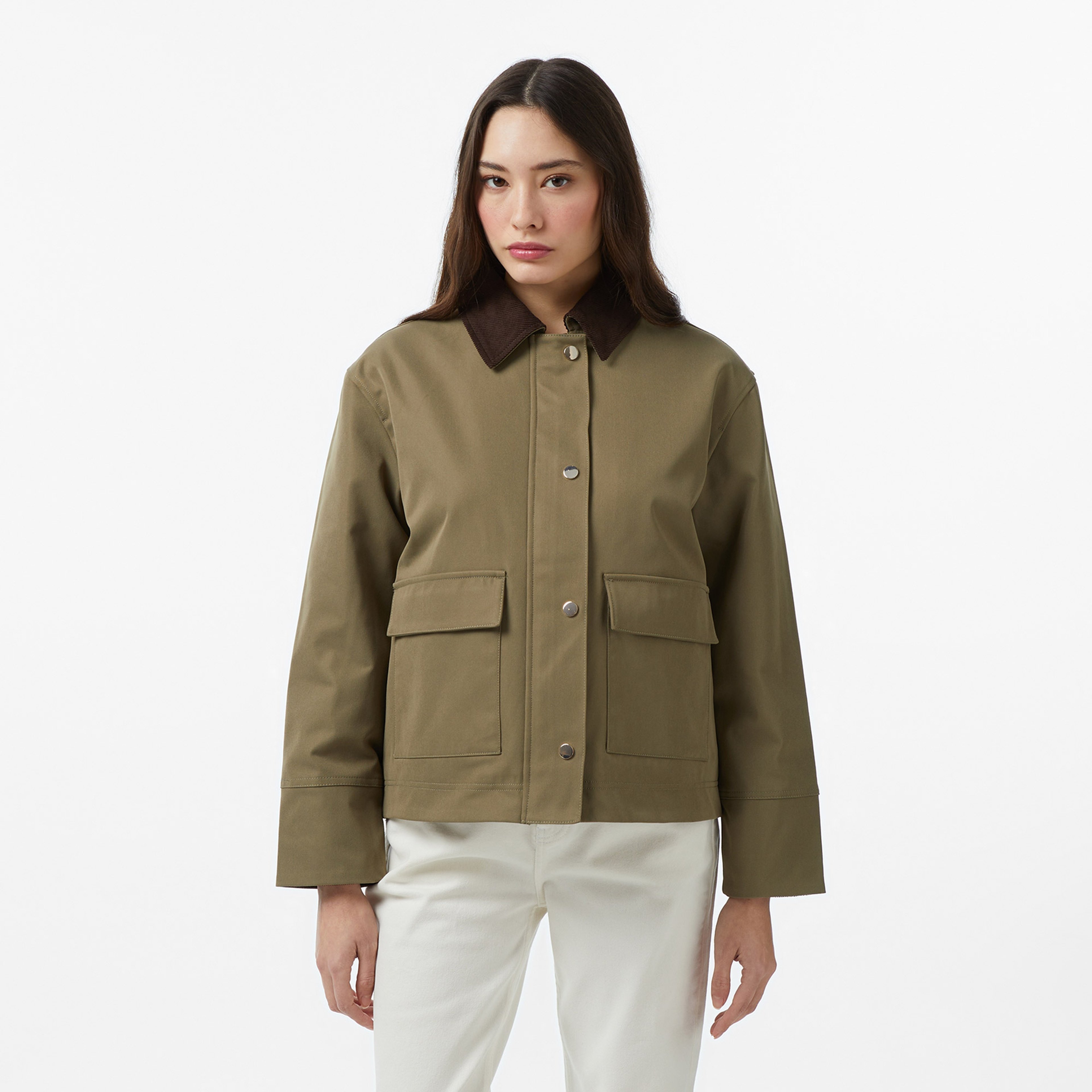 Nautica Kadın Yeşil Regular Fit Ceket