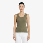 Nautica Kadın Yeşil Slim Fit Kolsuz T-Shirt