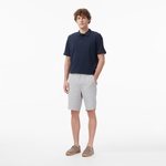 Nautica Erkek Gri Regular Fit Keten Şort