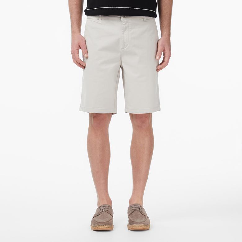 Nautica Erkek Gri Regular Fit Chino Şort