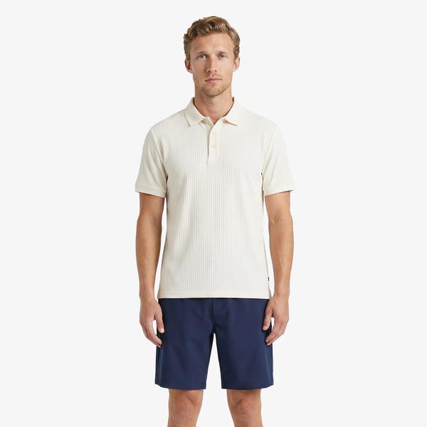 Nautica Erkek Krem Regular Fit Polo Yaka T-Shirt