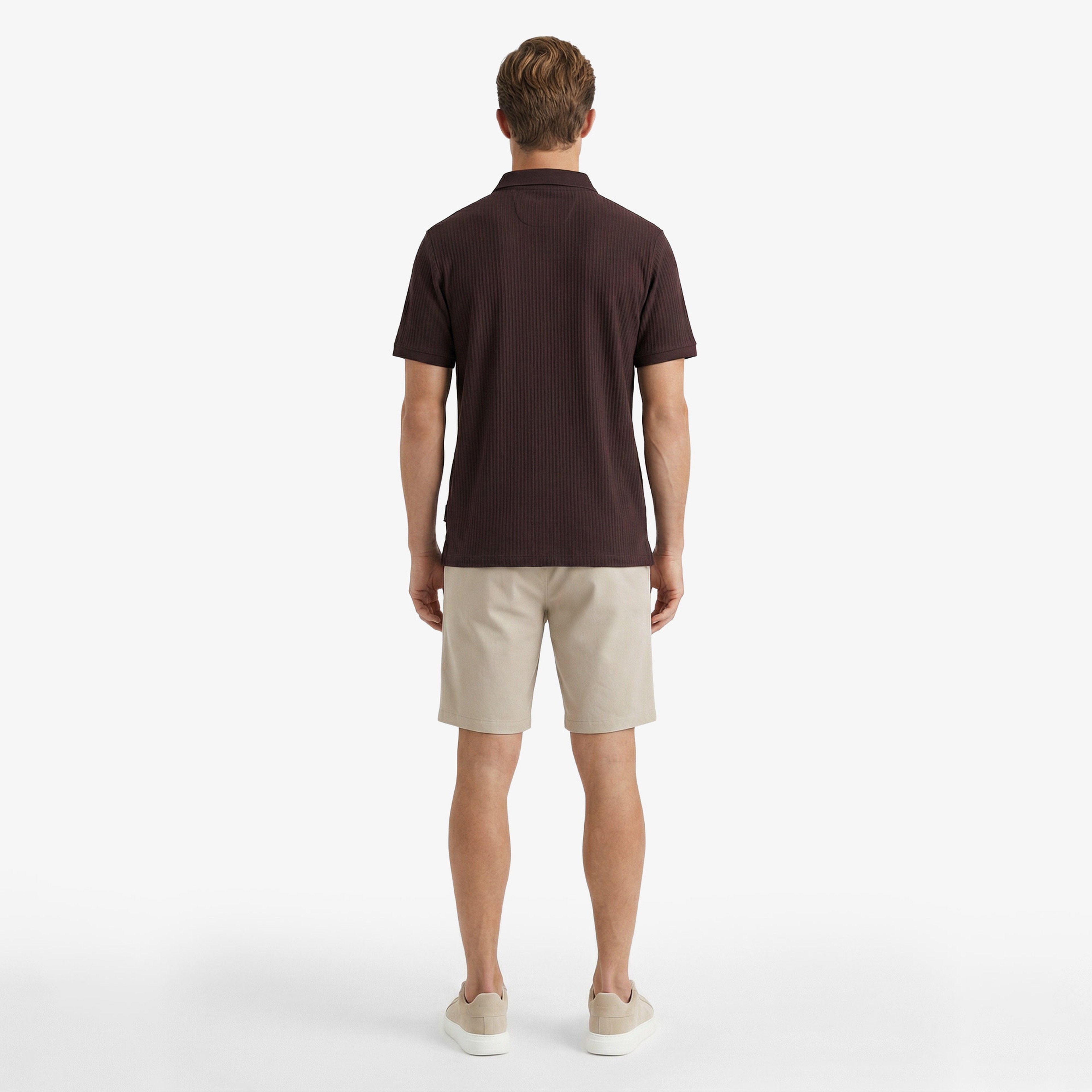 Nautica Erkek Kahverengi Regular Fit Polo Yaka T-Shirt