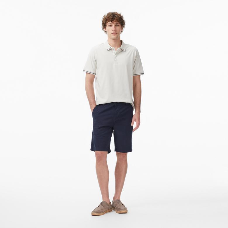 Nautica Erkek Gri Regular Fit Pima Cotton Polo Yaka T-Shirt