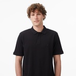 Nautica Erkek Siyah Regular Fit Polo Yaka T-Shirt