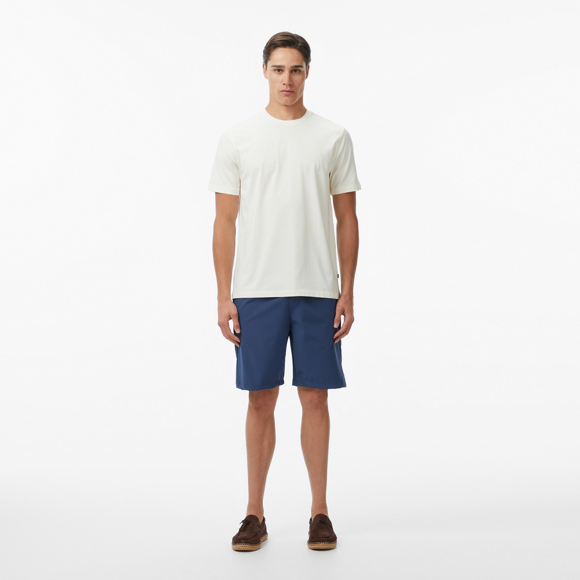 Nautica Erkek Mavi Regular Fit Su İtici Şort