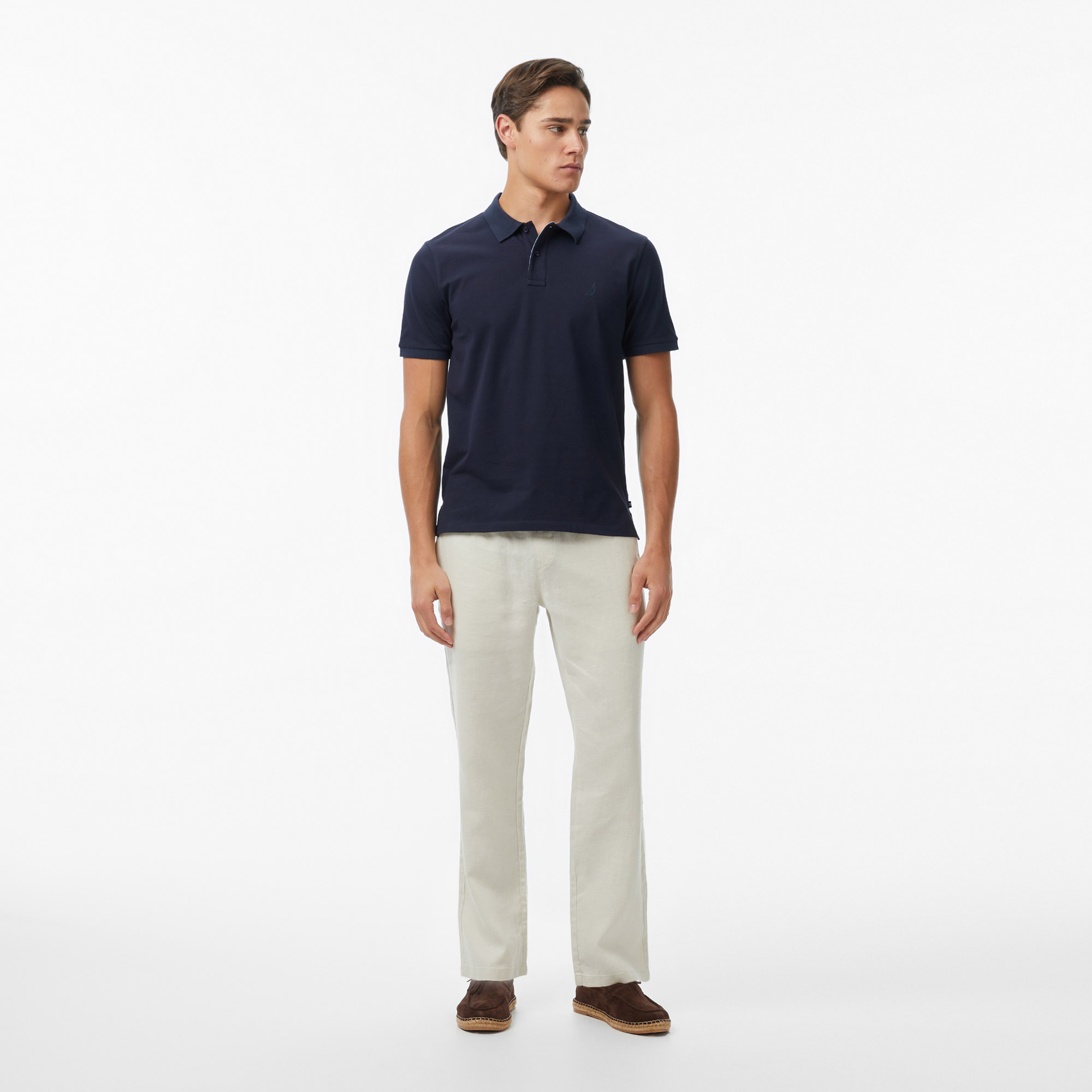 Nautica Erkek Lacivert Regular Fit Polo Yaka T-Shirt