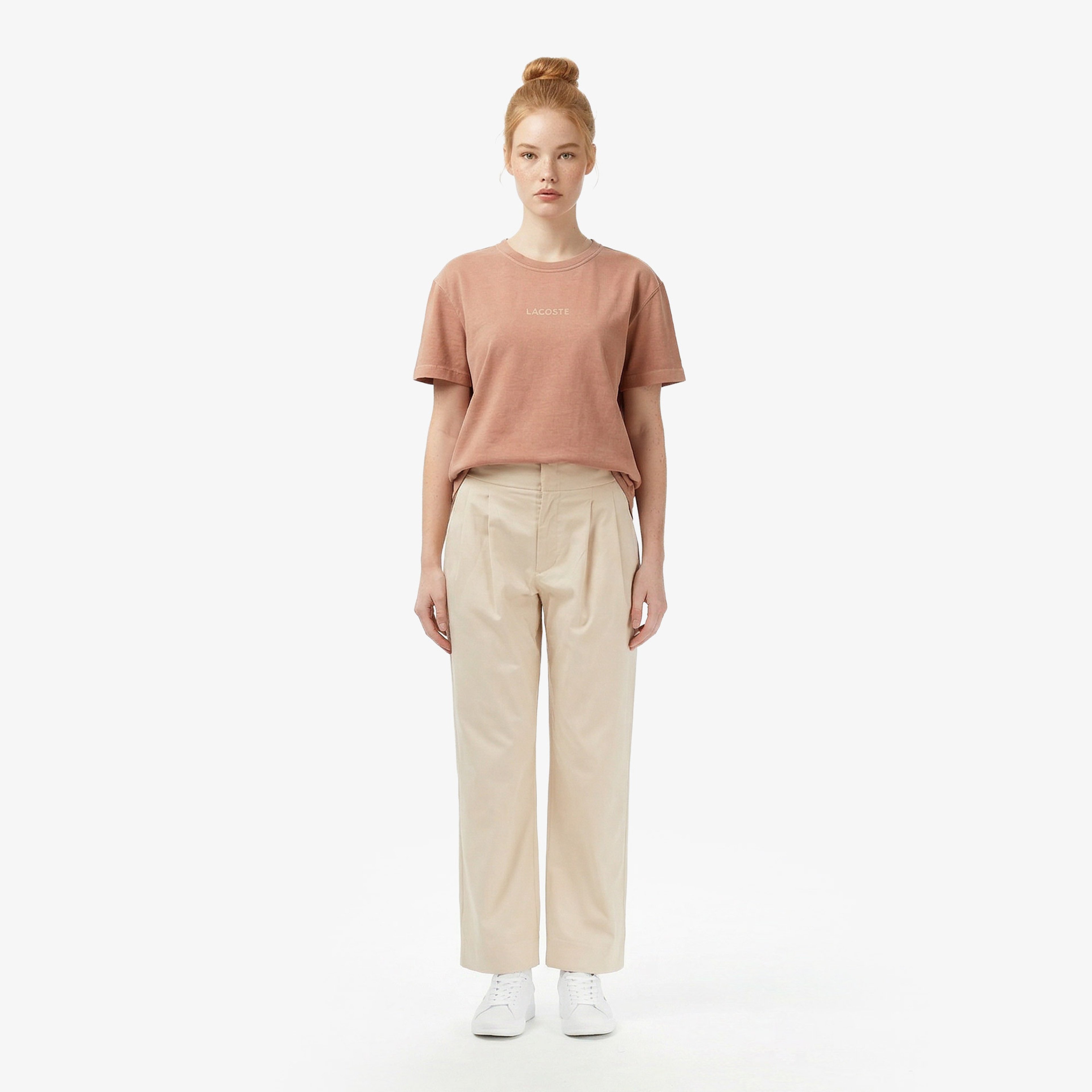 Lacoste Regular Fit Kadın Pembe T-Shirt