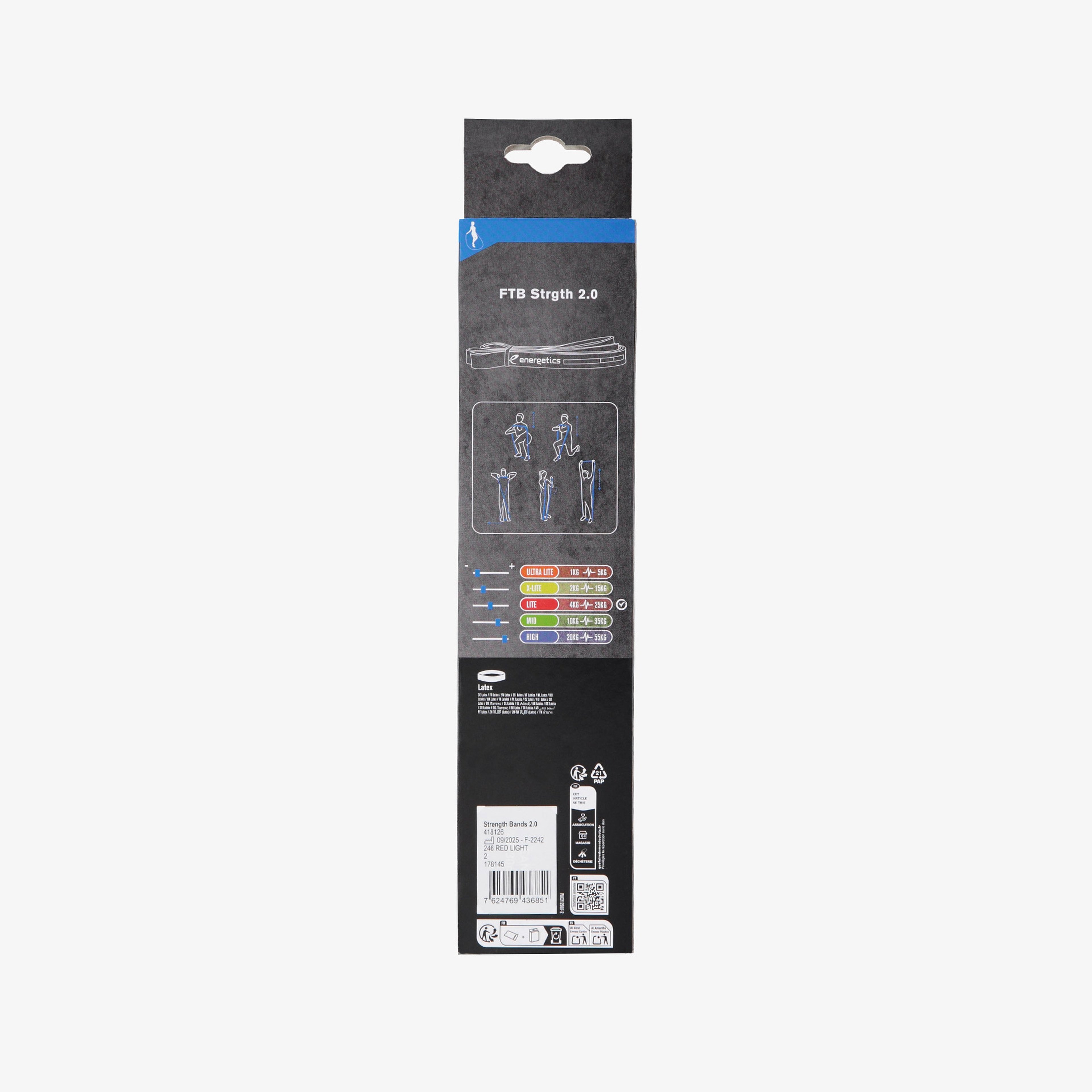 Energetics Strength Bands 2.0 Unisex Sarı Antrenman Aksesuarı