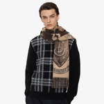 Burberry Etched Knight Kadın Bej Atkı