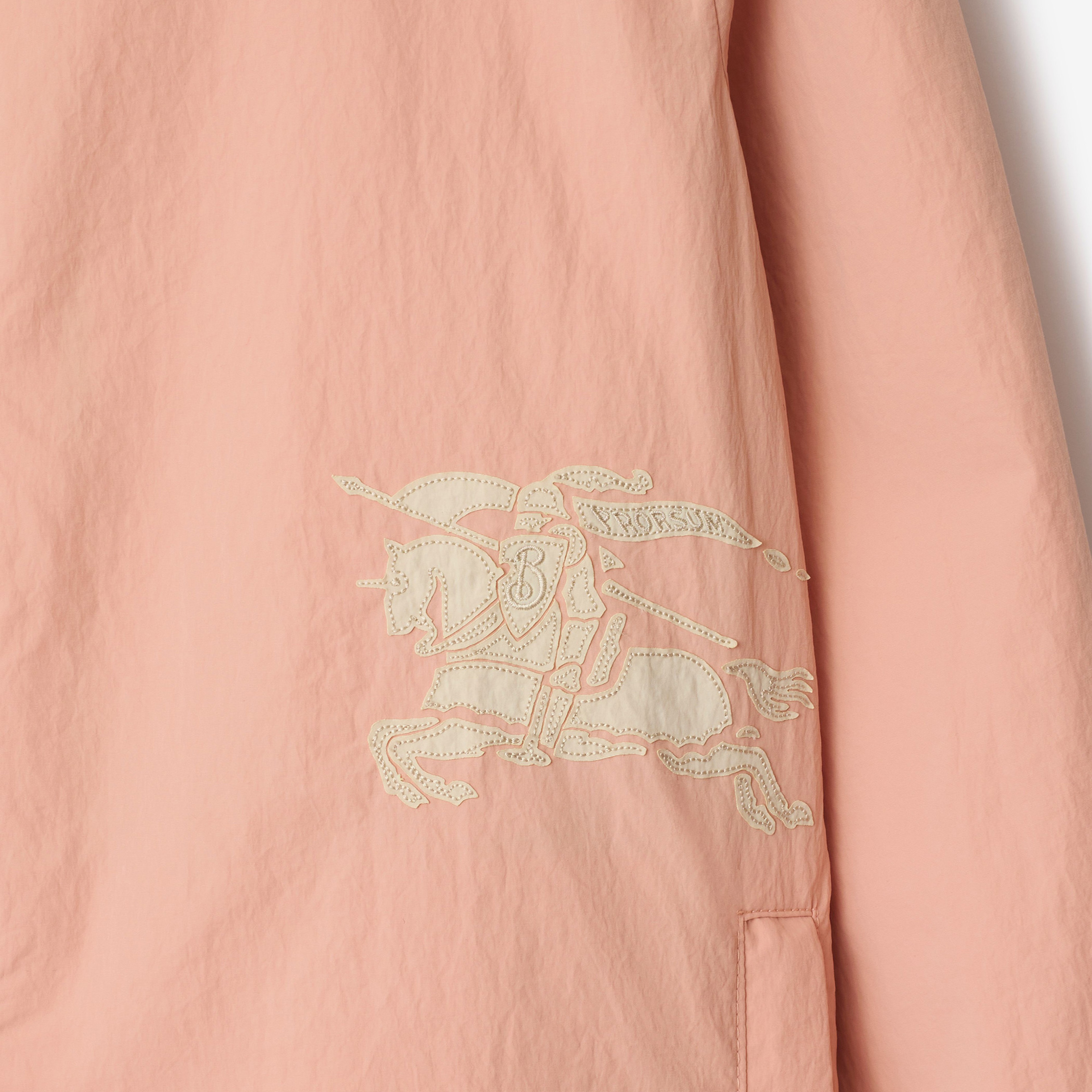 Burberry Roman Nylon Hooded Çocuk Pembe Mont
