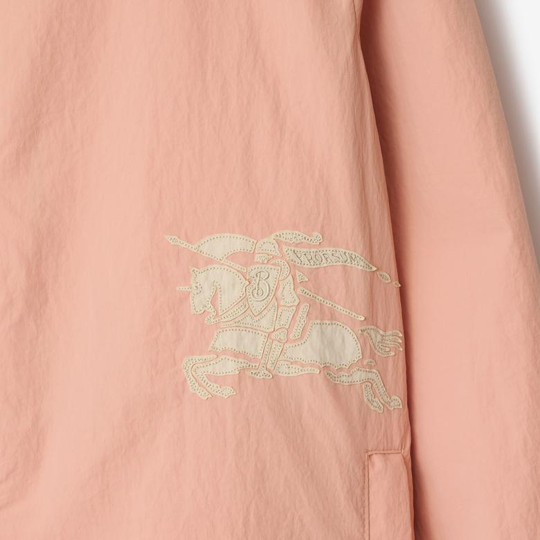 Burberry Roman Nylon Hooded Çocuk Pembe Mont