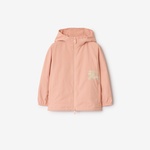 Burberry Roman Nylon Hooded Çocuk Pembe Mont