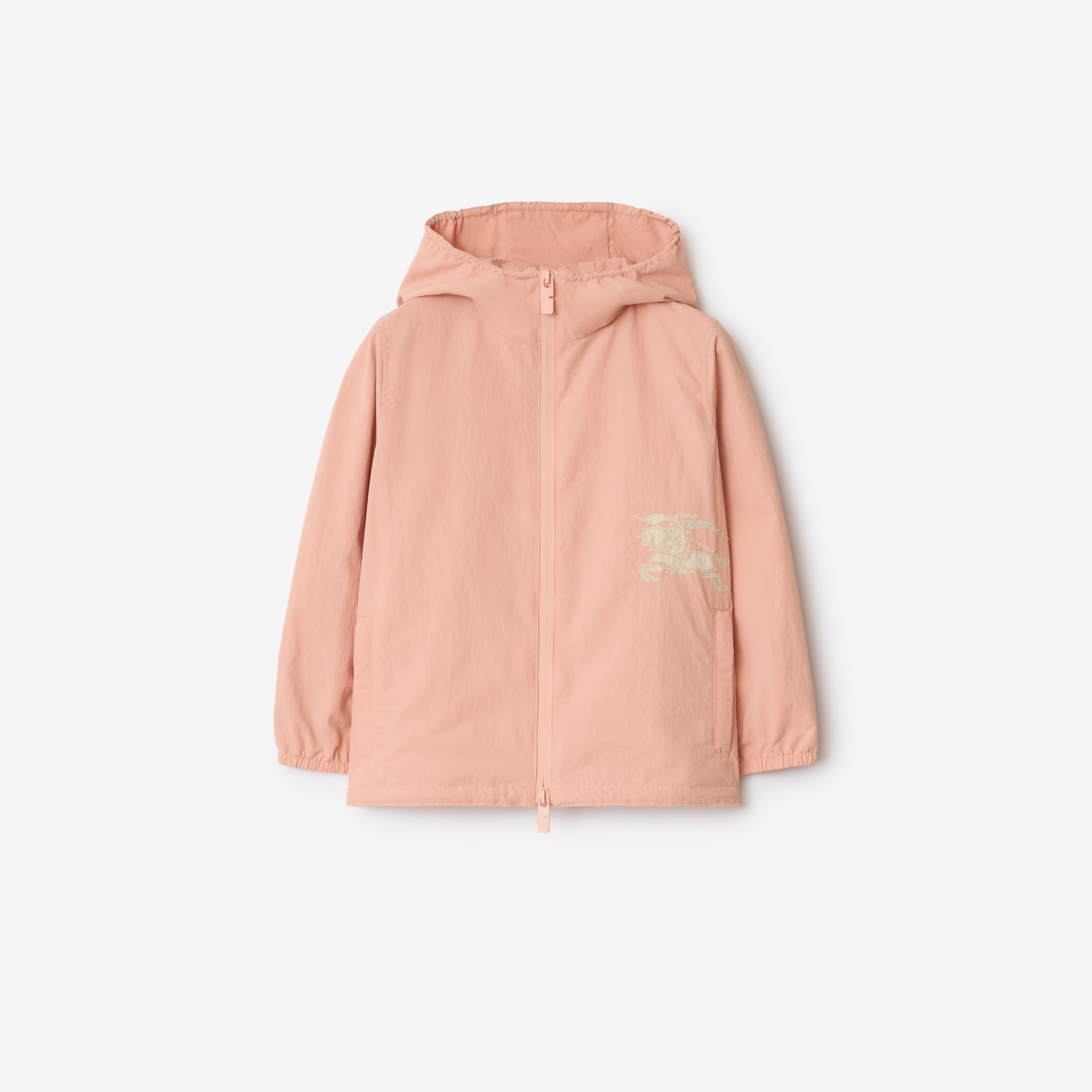 Burberry Roman Nylon Hooded Çocuk Pembe Mont