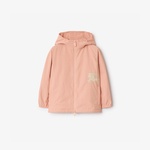 Burberry Roman Nylon Hooded Çocuk Pembe Mont