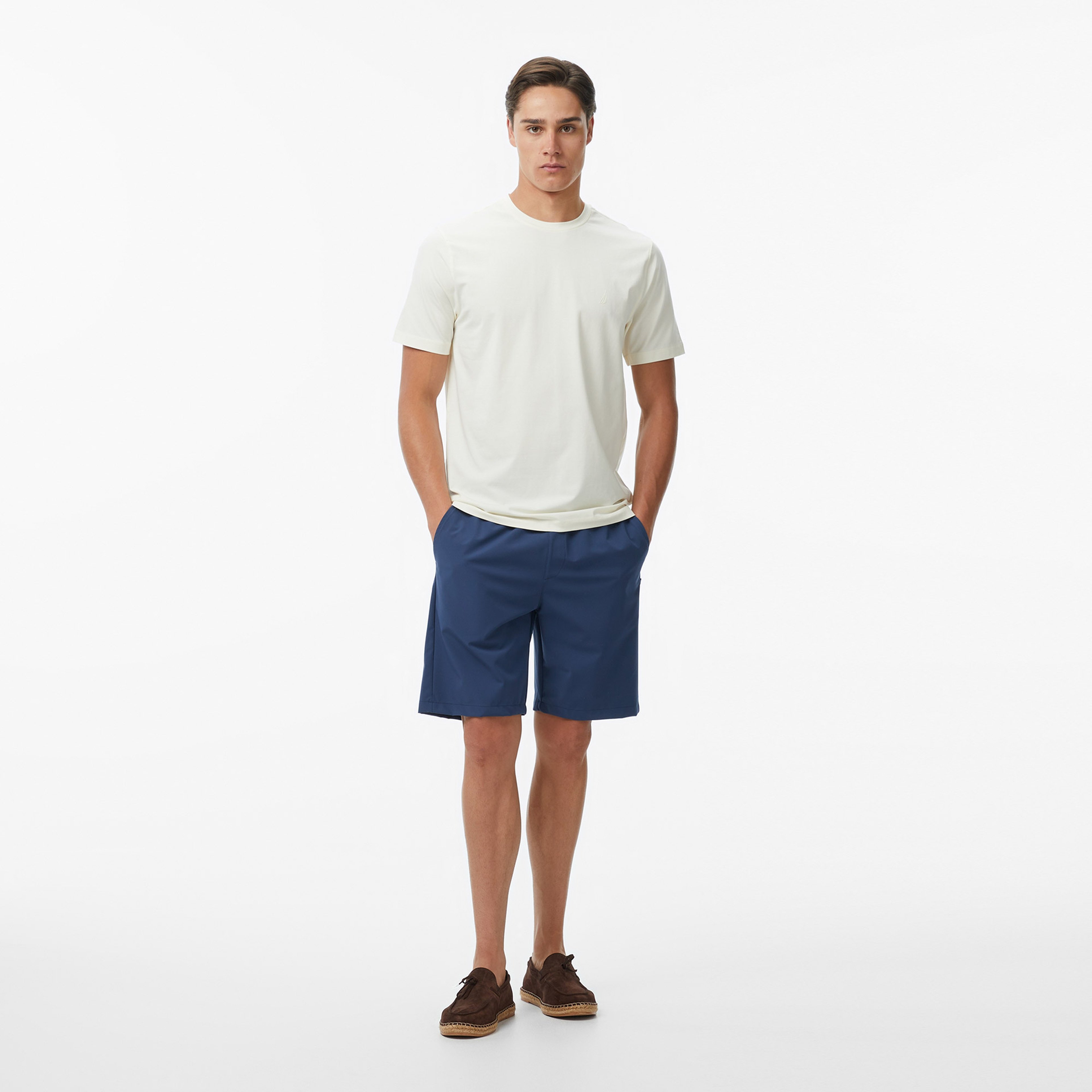 Nautica Erkek Ekru Regular Fit T-Shirt
