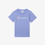 Champion Crewneck SS Çocuk Mor T-Shirt