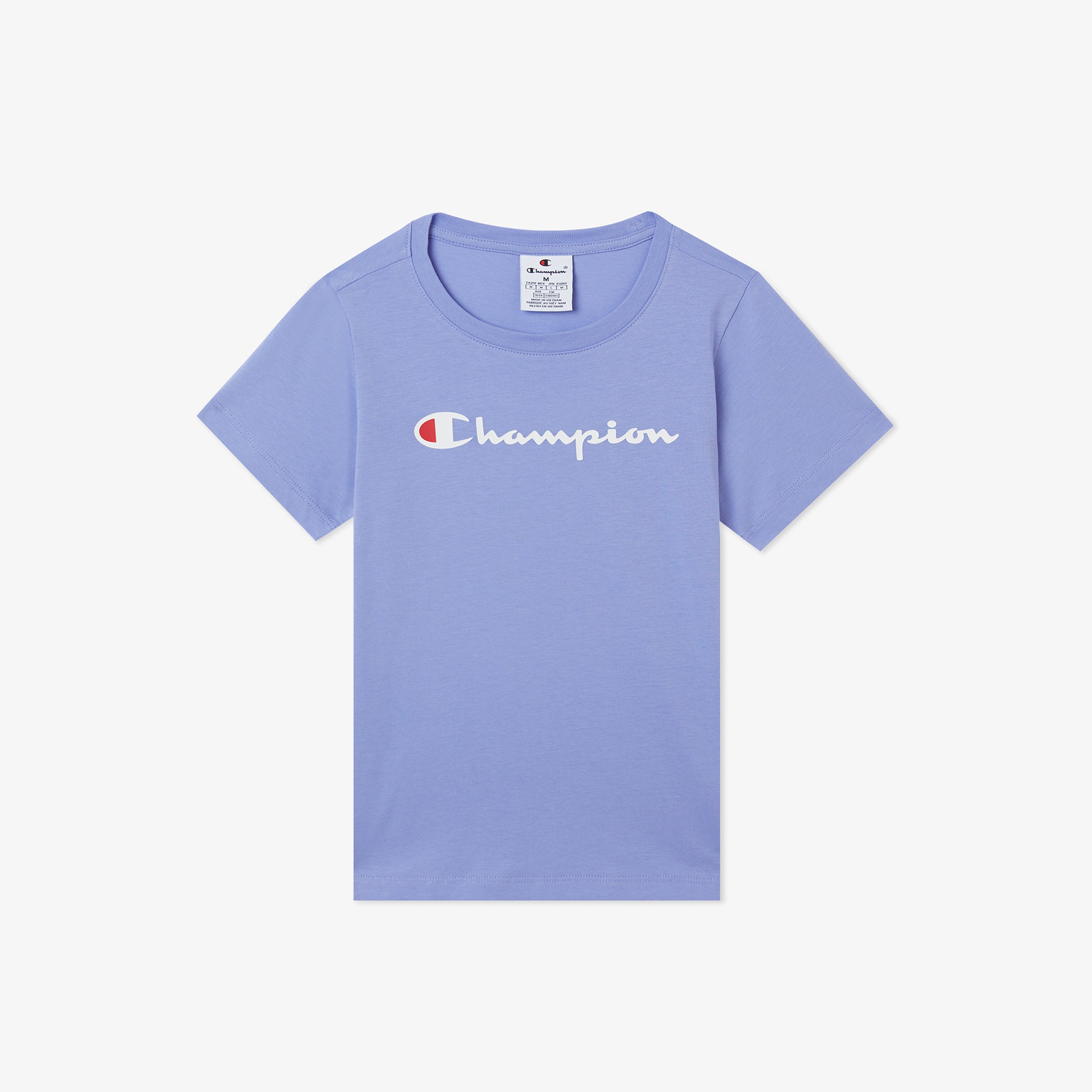 Champion Crewneck SS Çocuk Mor T-Shirt