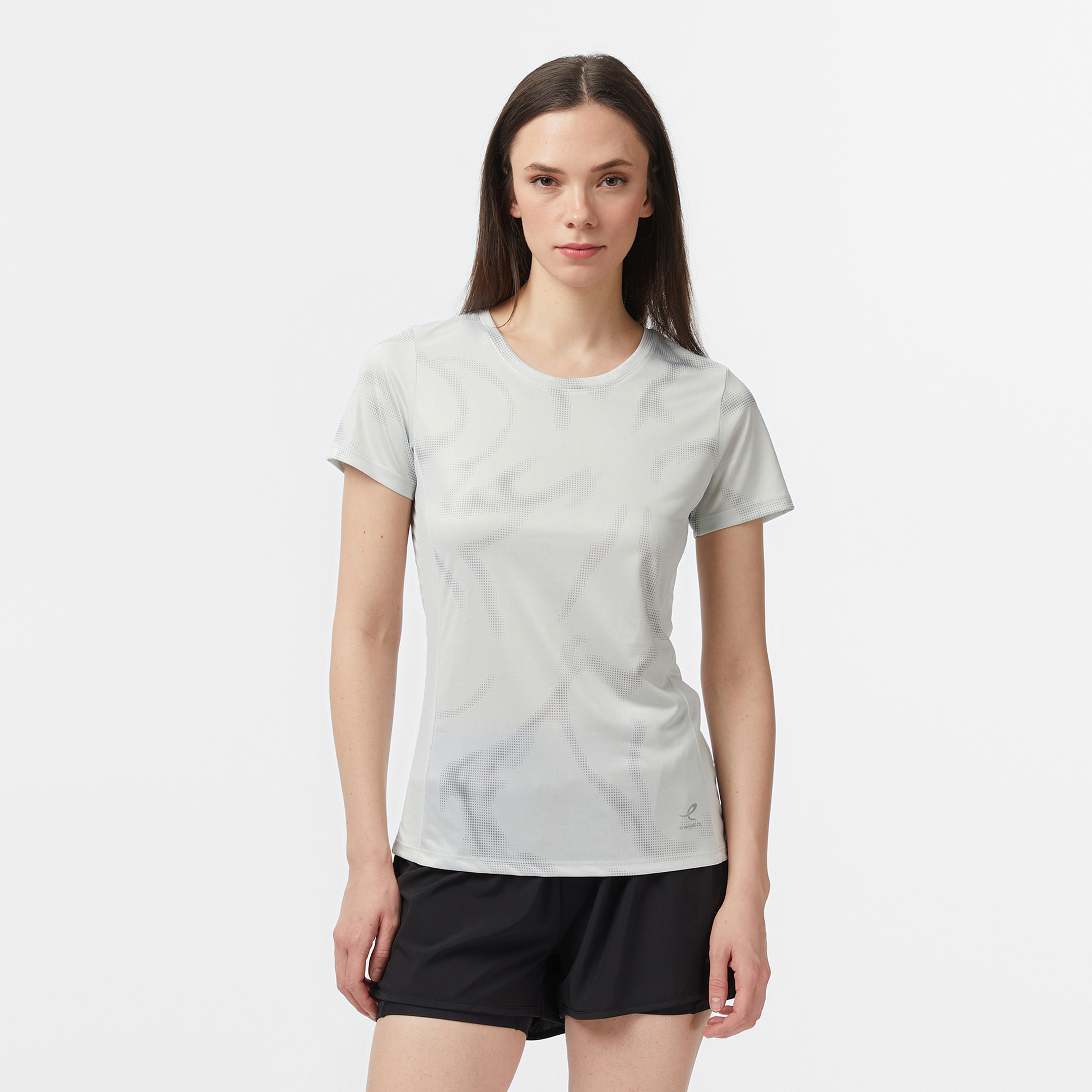 Energetics Maiva IV Kadın Gri Koşu T-Shirt