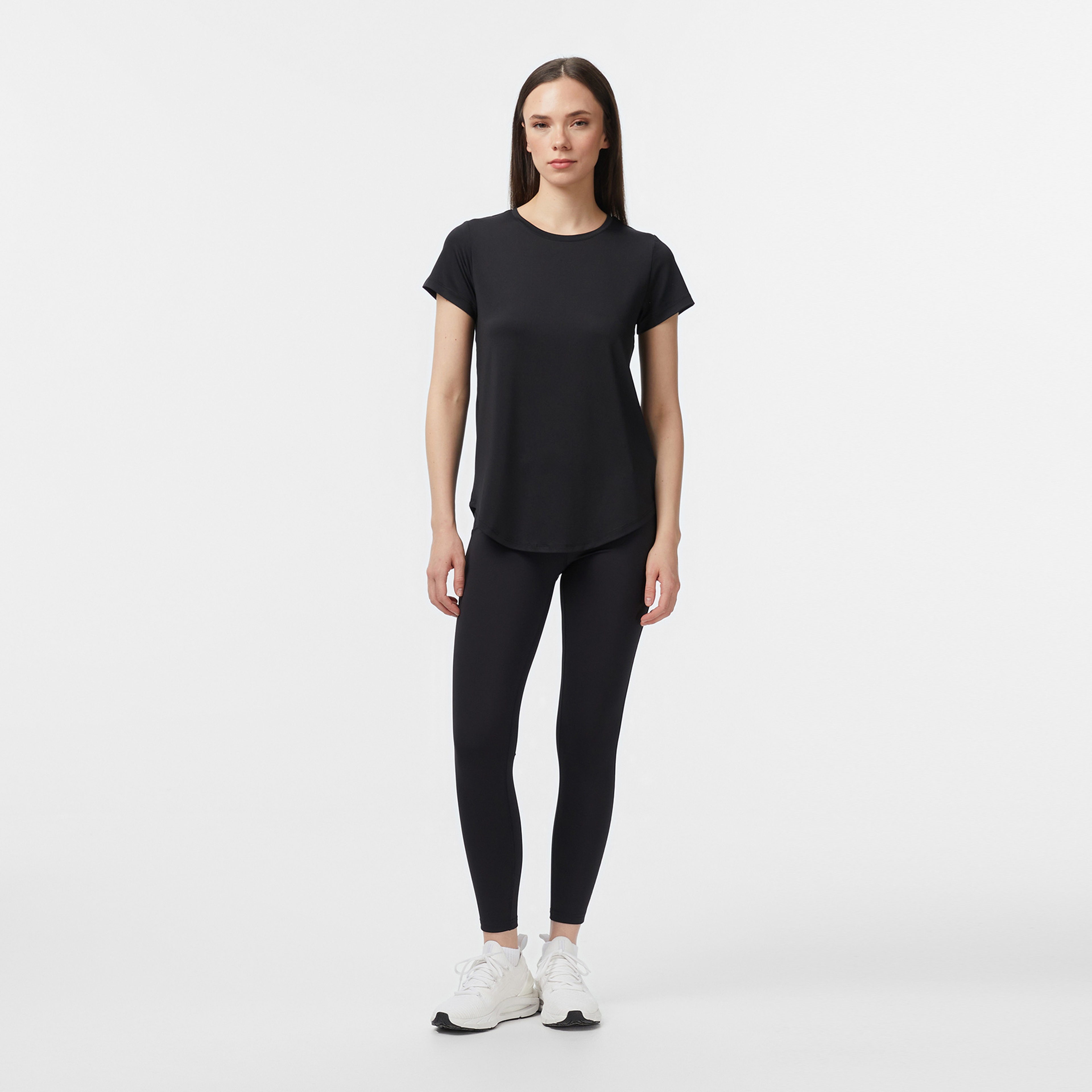 Energetics Cecilia V Kadın Siyah Antrenman T-Shirt