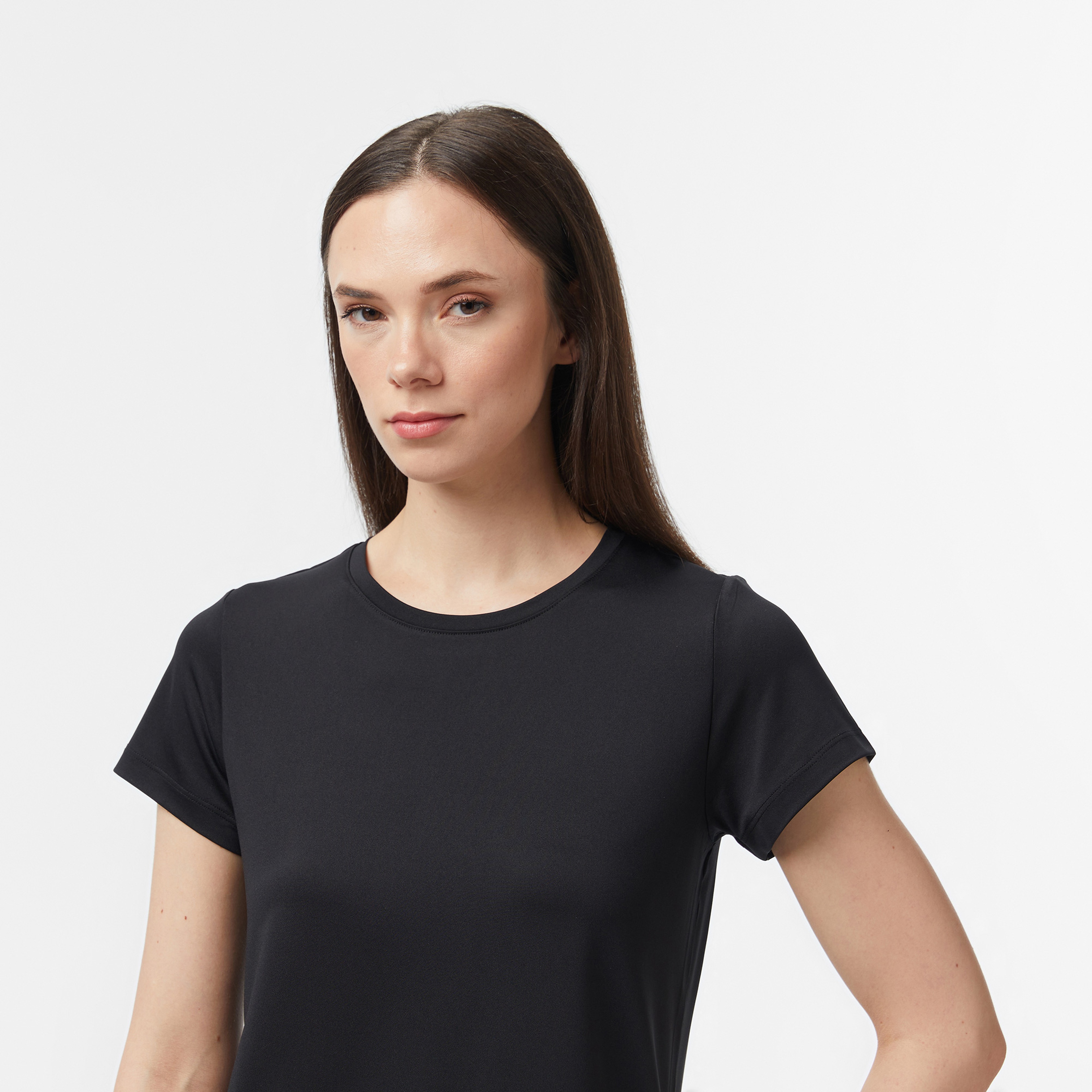 Energetics Cecilia V Kadın Siyah Antrenman T-Shirt