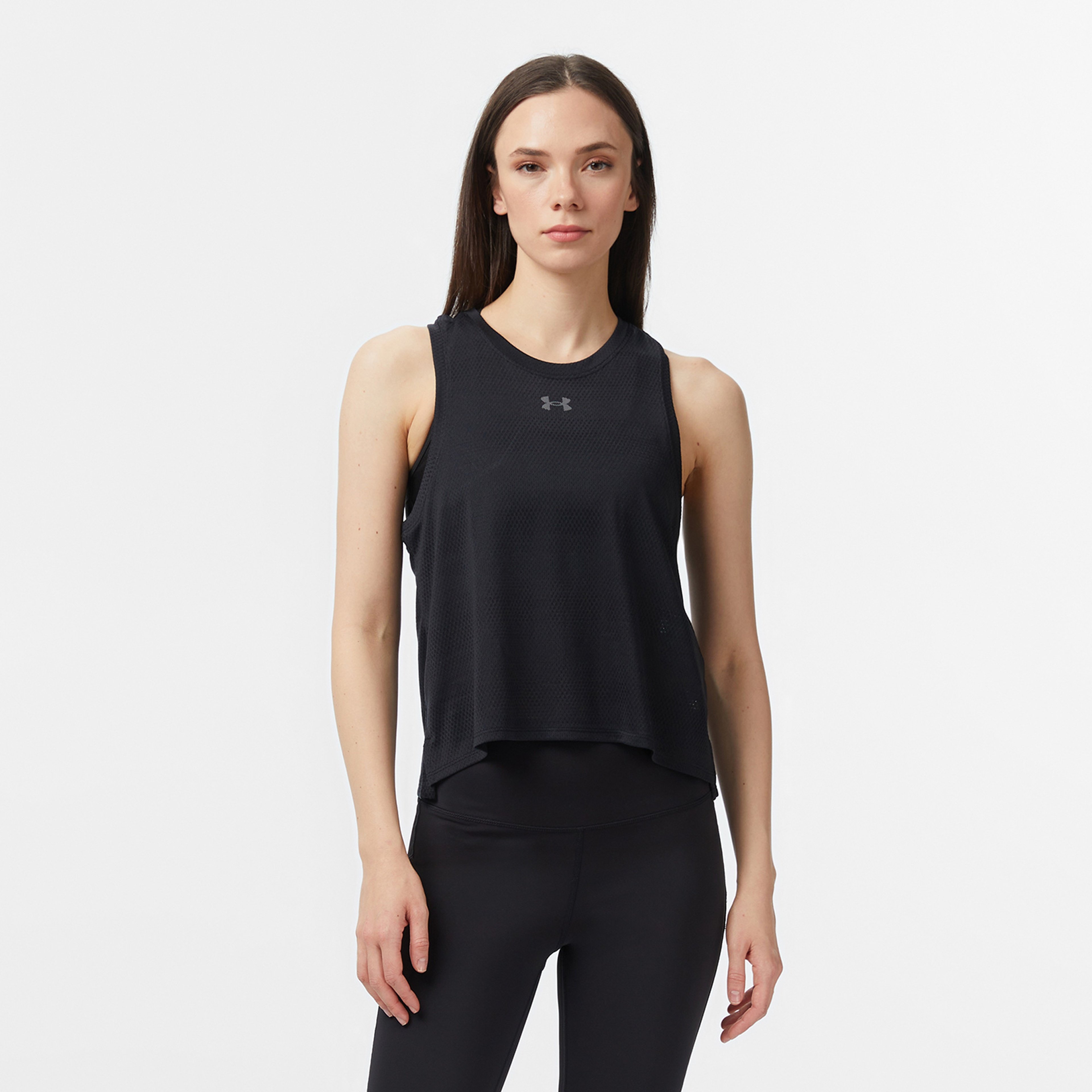 Under Armour Velociti Singlet Kadın Siyah Koşu Atlet
