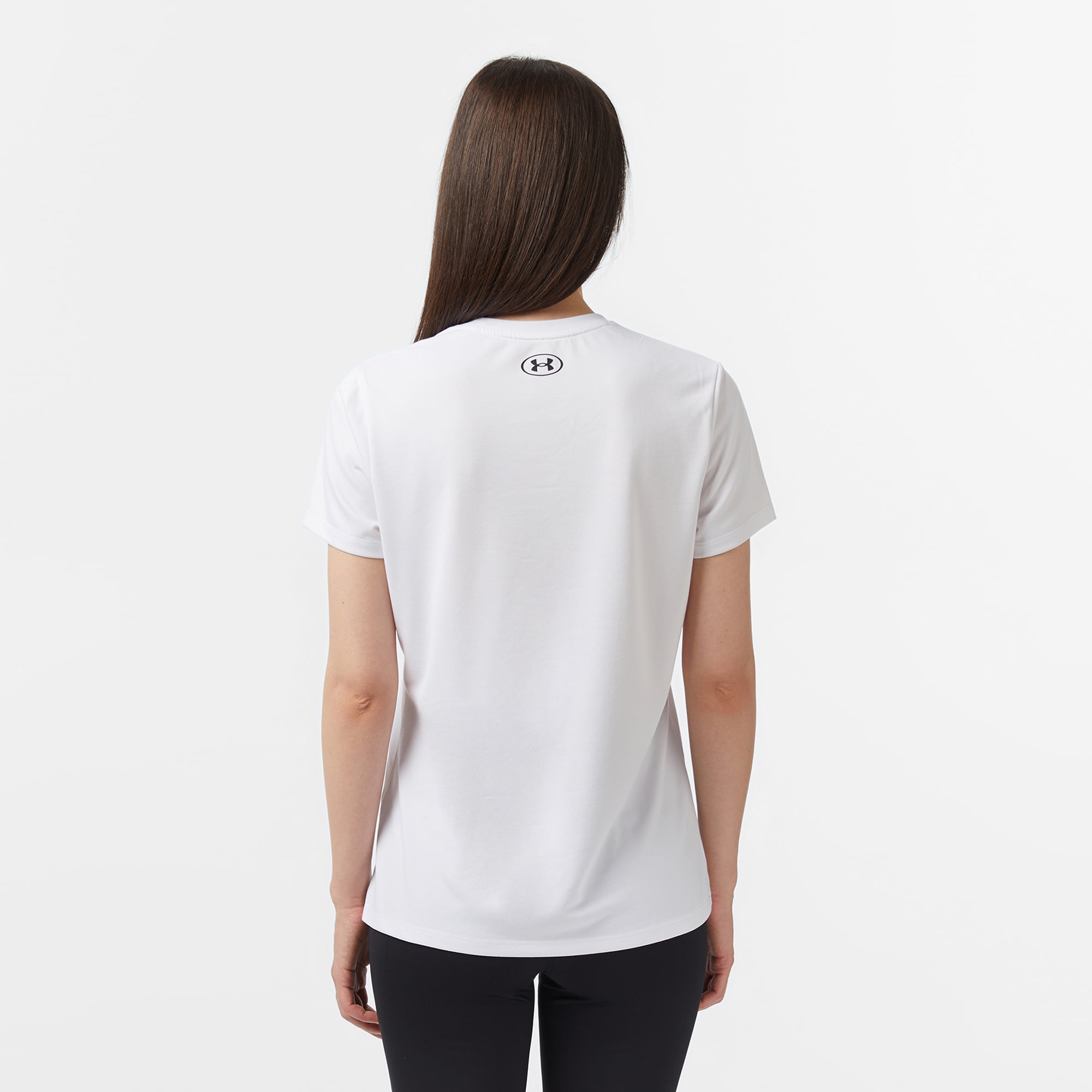 Under Armour Tech Ssc - Solid Kadın Beyaz Antrenman T-Shirt
