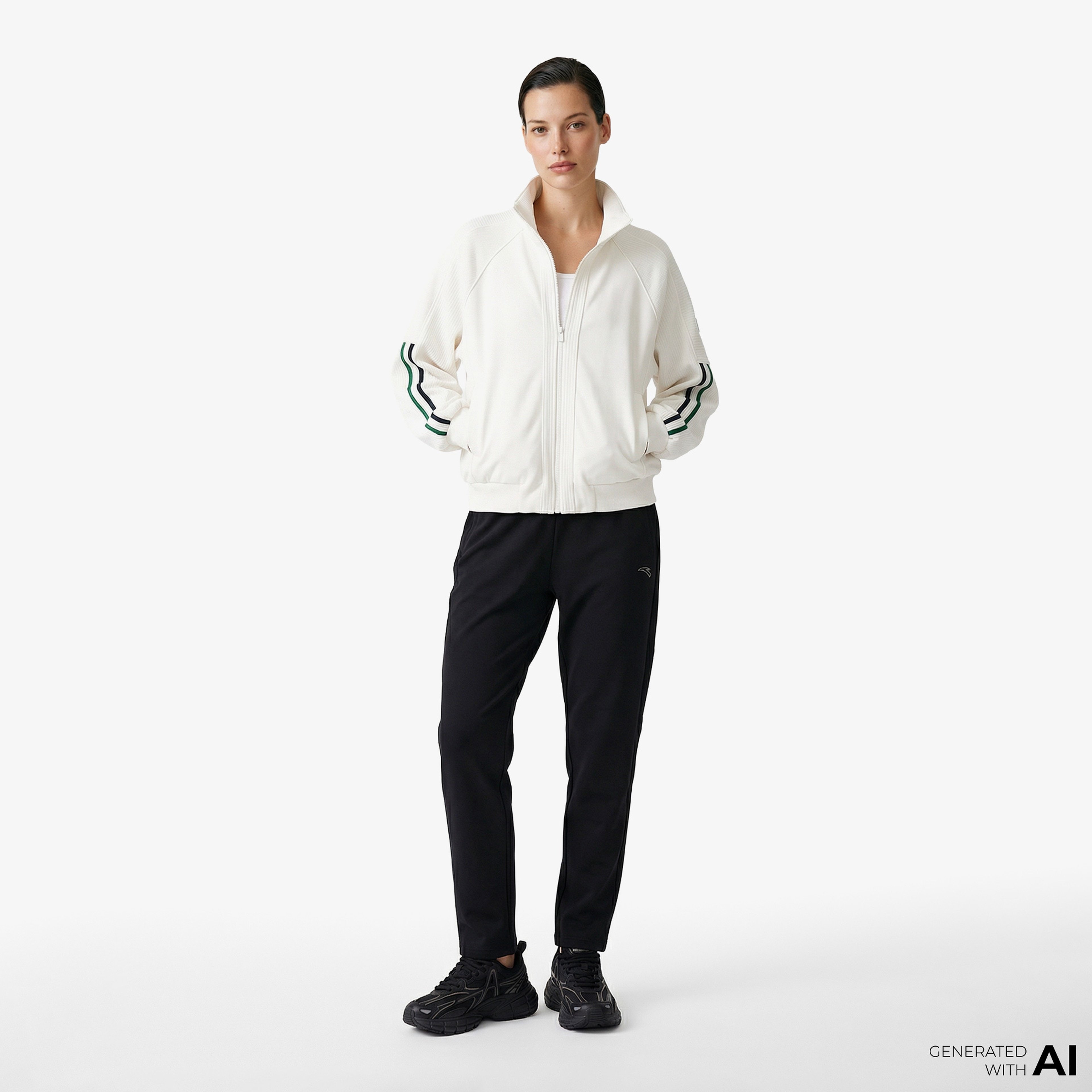 Anta Fearless Trip Kadın Krem Sweatshirt